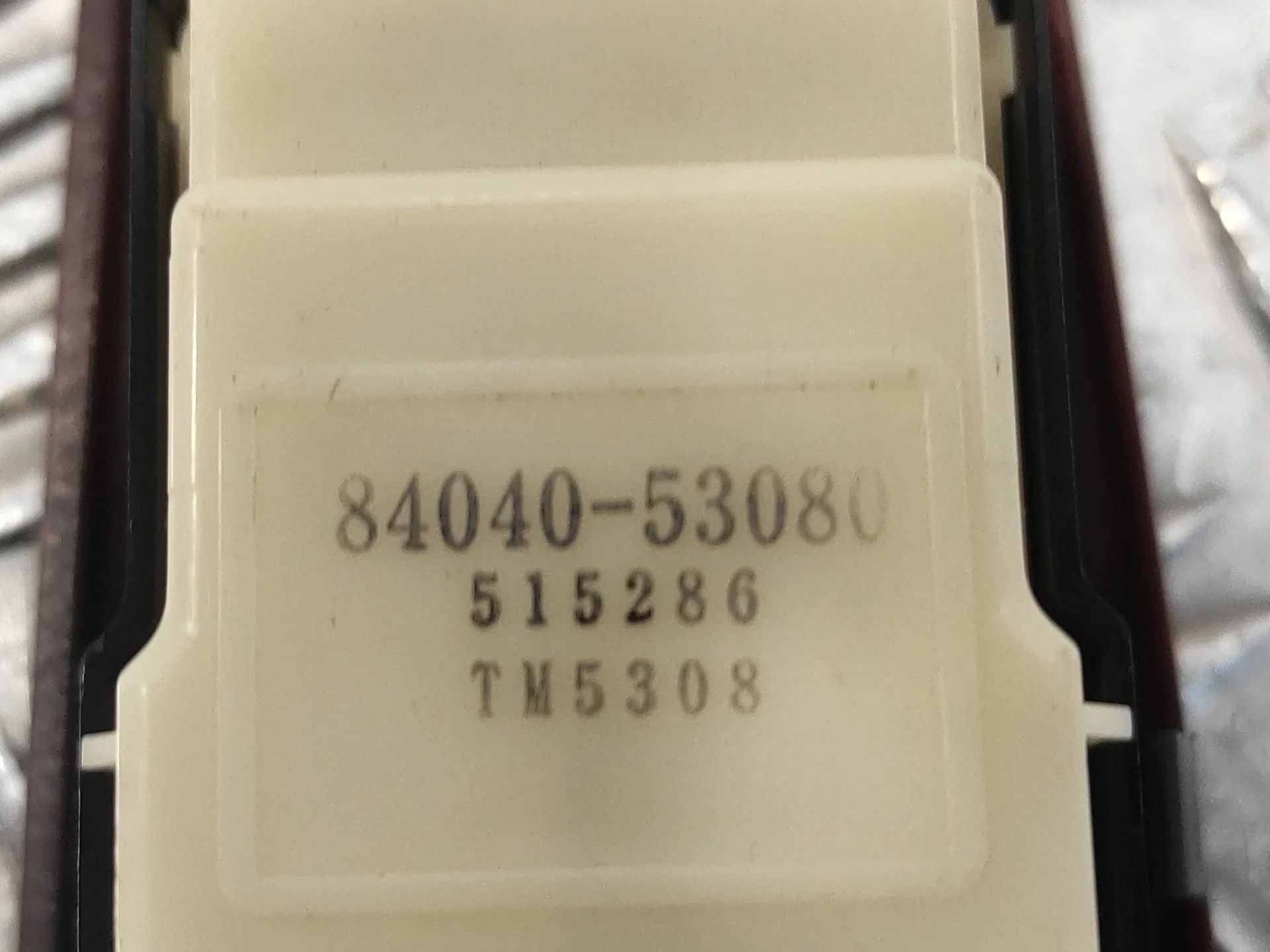 Mando Elevalunas Delantero Izquierdo para Lexus Is200 (Ds2/Is2)