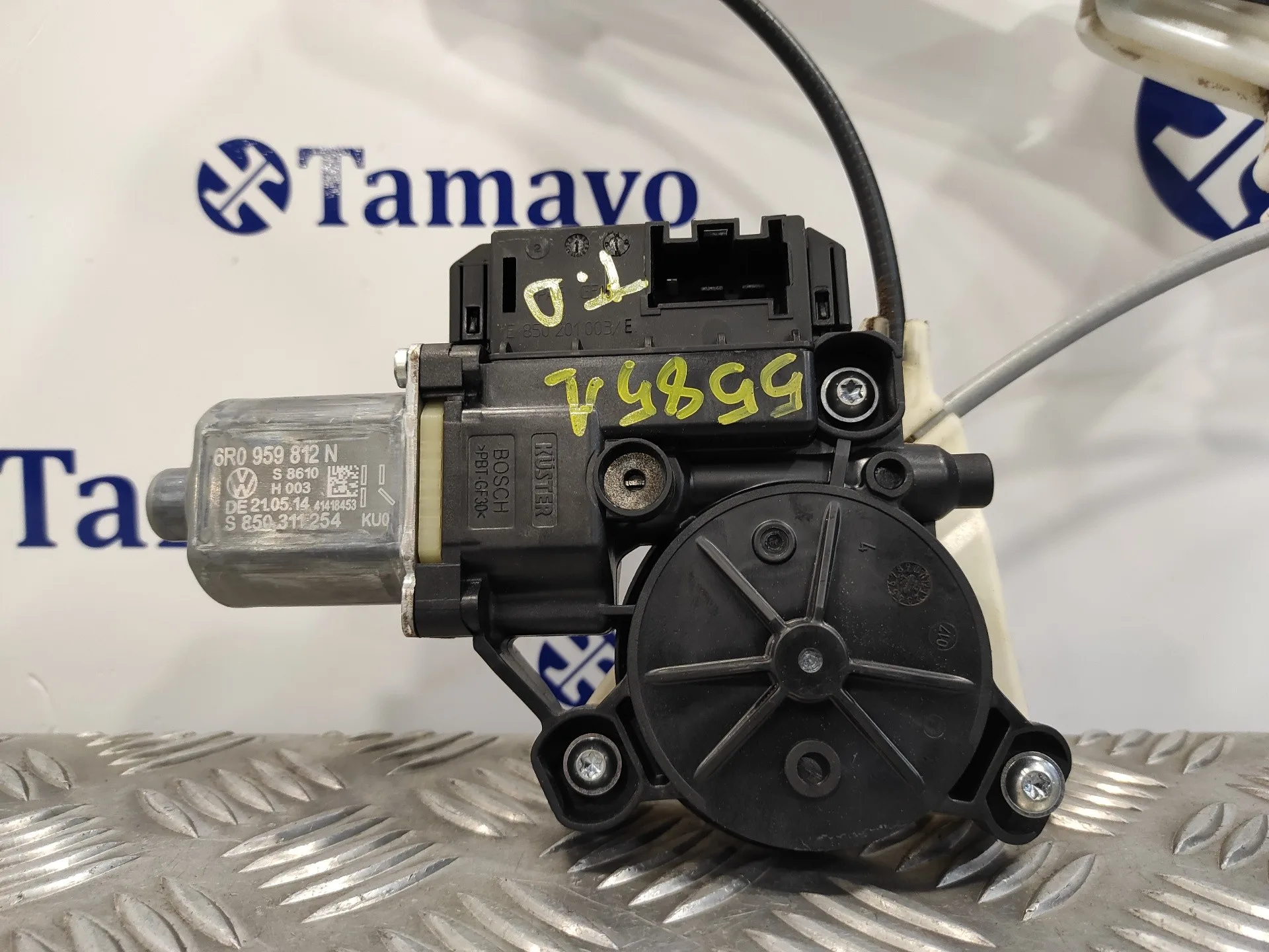 Elevalunas Trasero Derecho para Volkswagen Polo (6R1)