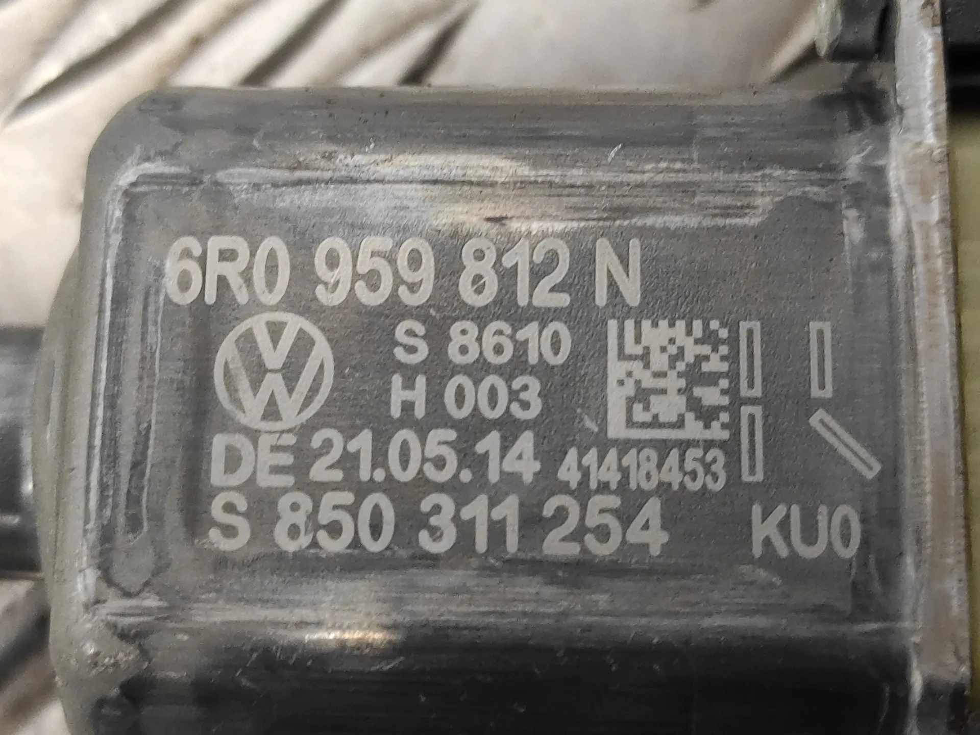 Elevalunas Trasero Derecho para Volkswagen Polo (6R1)