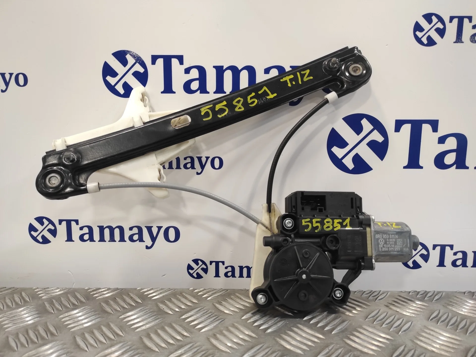 Elevalunas Trasero Izquierdo para Volkswagen Polo (6R1)