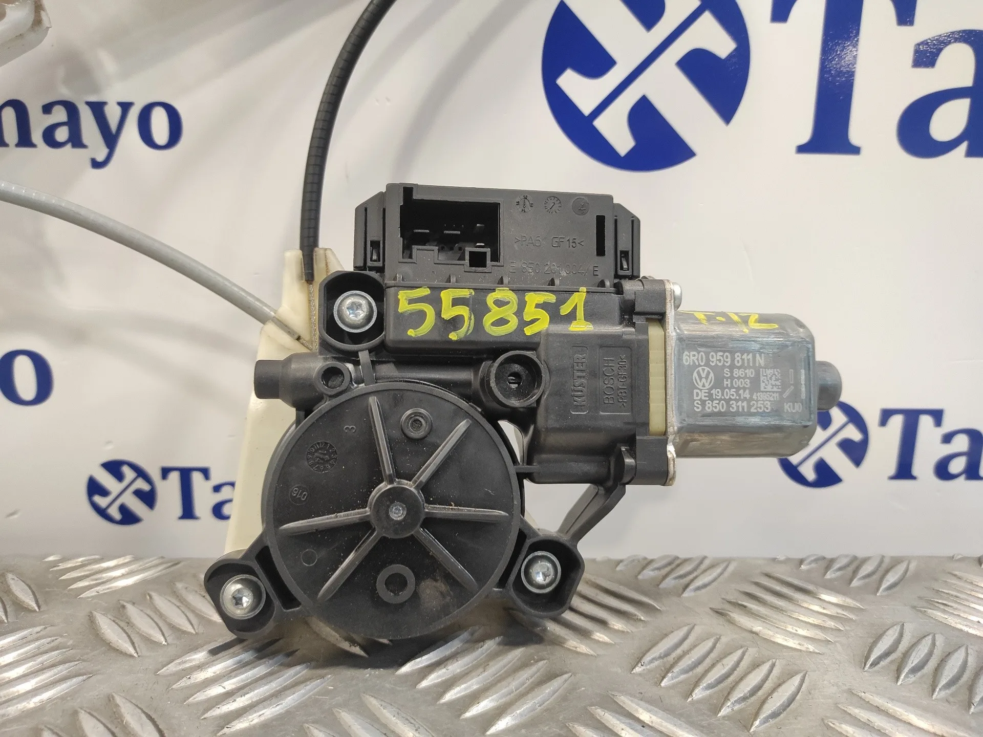 Elevalunas Trasero Izquierdo para Volkswagen Polo (6R1)