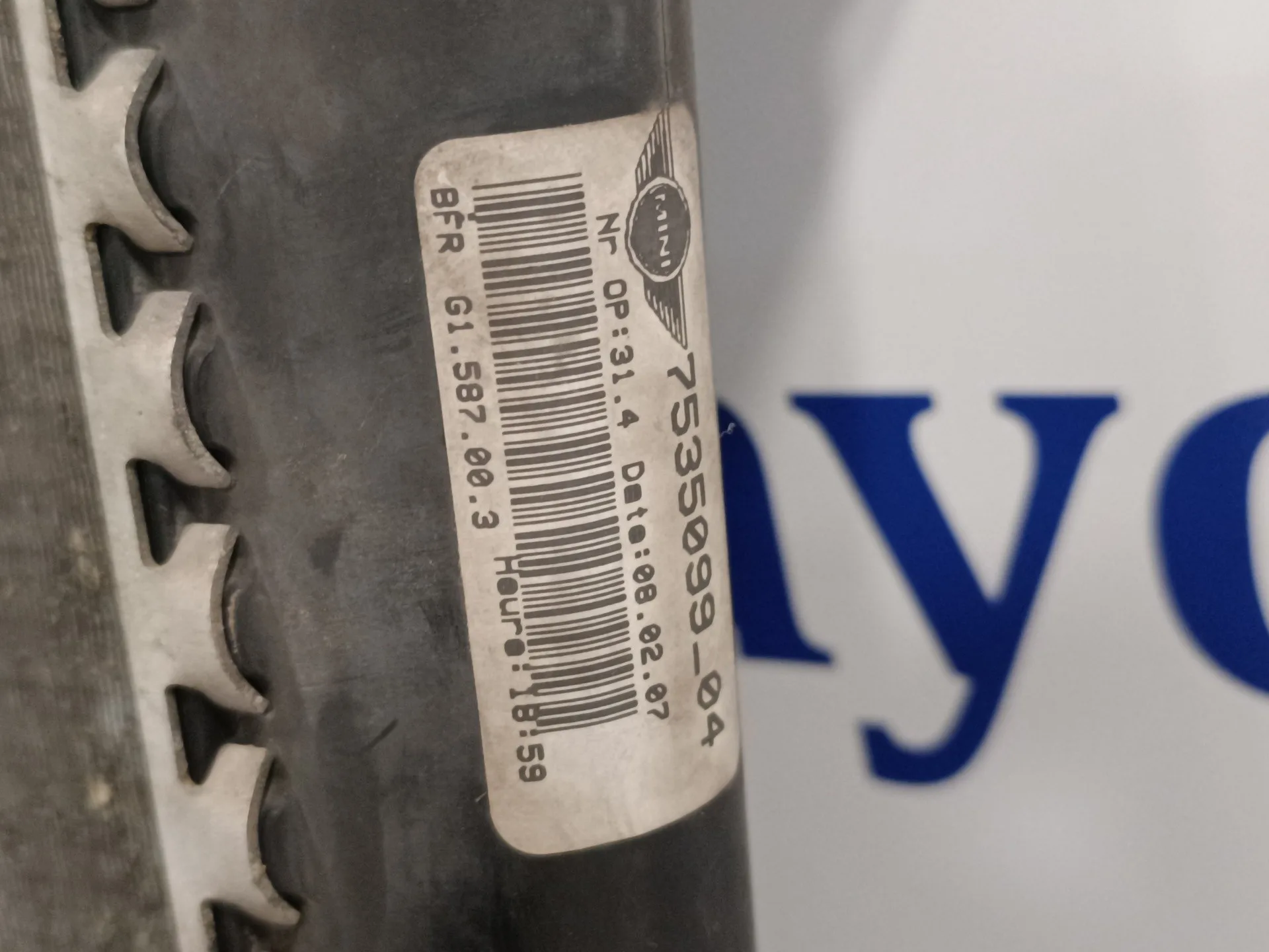 Radiador Agua para Bmw Mini (R56)