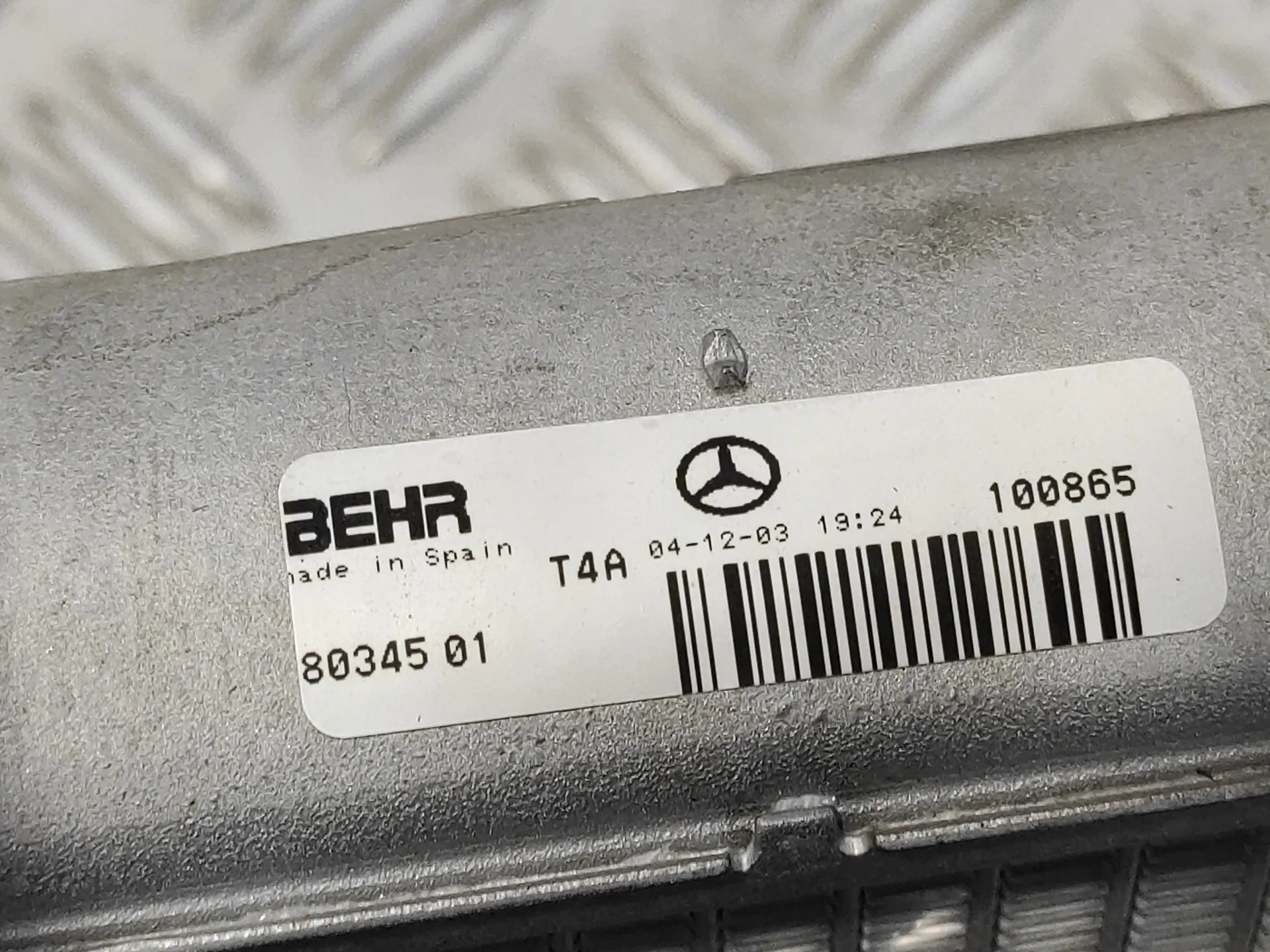 Radiador Calefaccion / Aire Acondicionado para Mercedes-Benz Viano (W639)