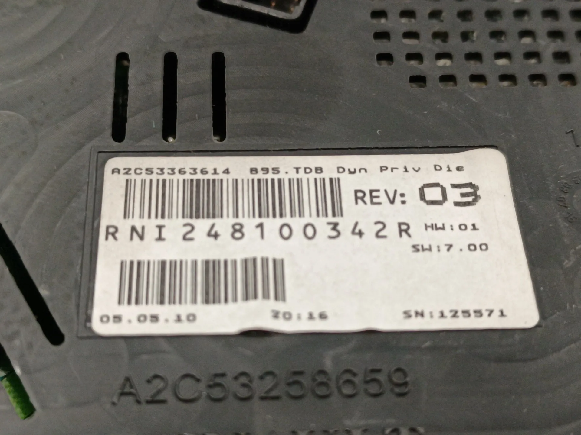 Cuadro Instrumentos para Renault Megane Iii Berlina 5 P