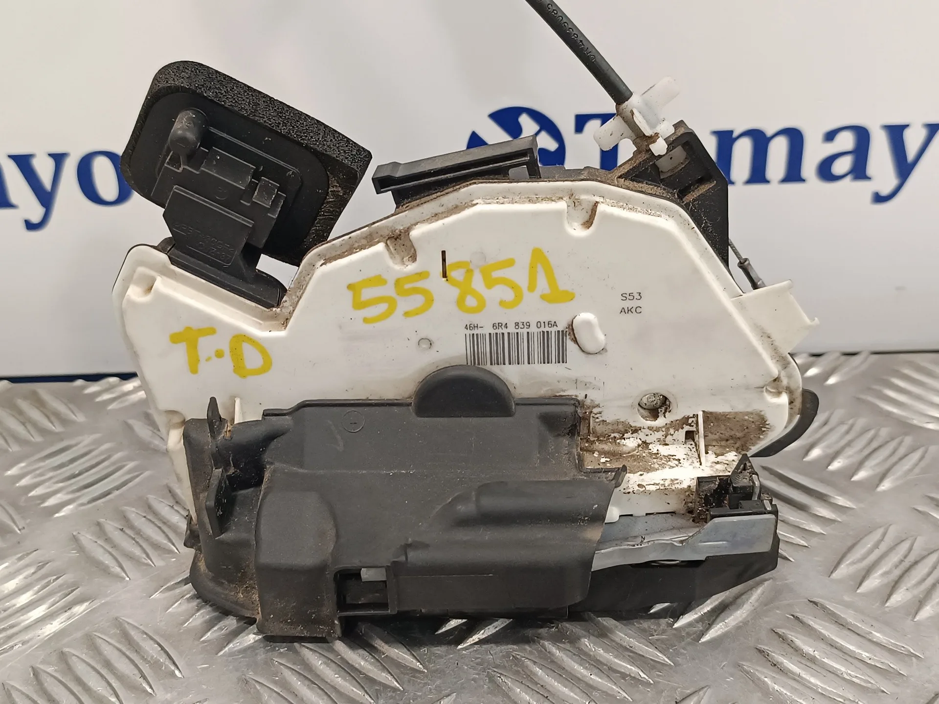 Cerradura Puerta Trasera Derecha para Volkswagen Polo (6R1)