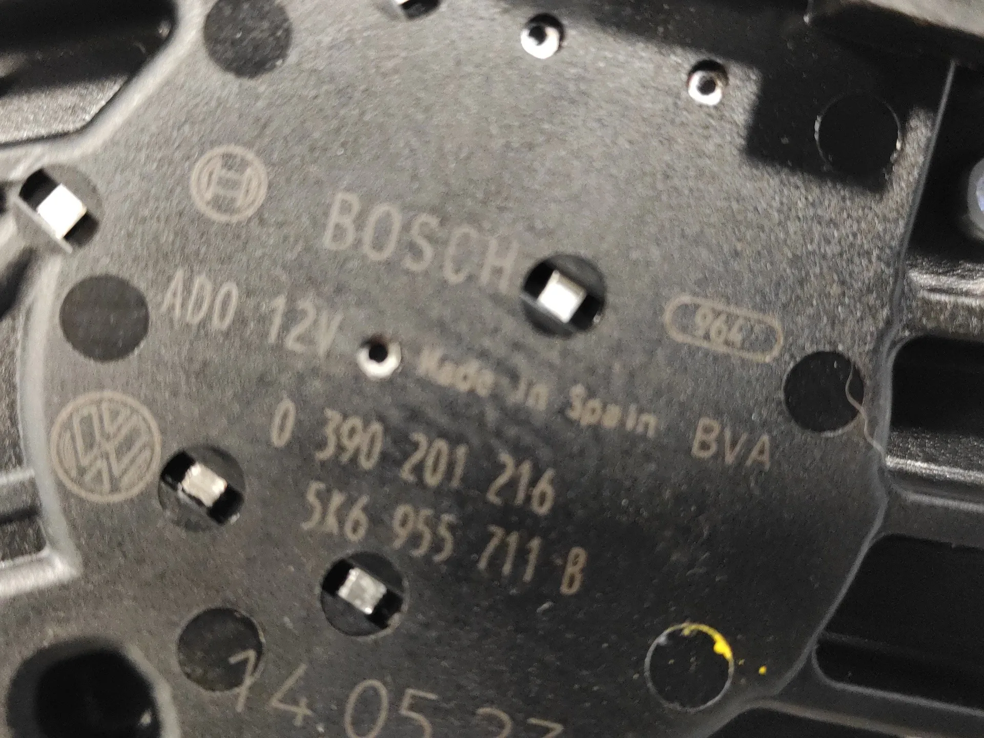 Motor Limpia Trasero para Volkswagen Polo (6R1)