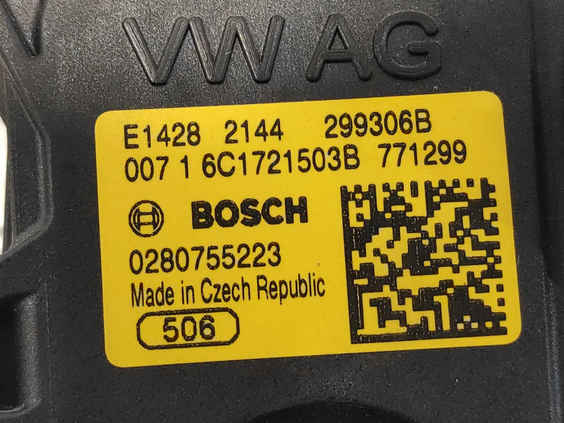 Pedal Acelerador para Volkswagen Polo (6R1)
