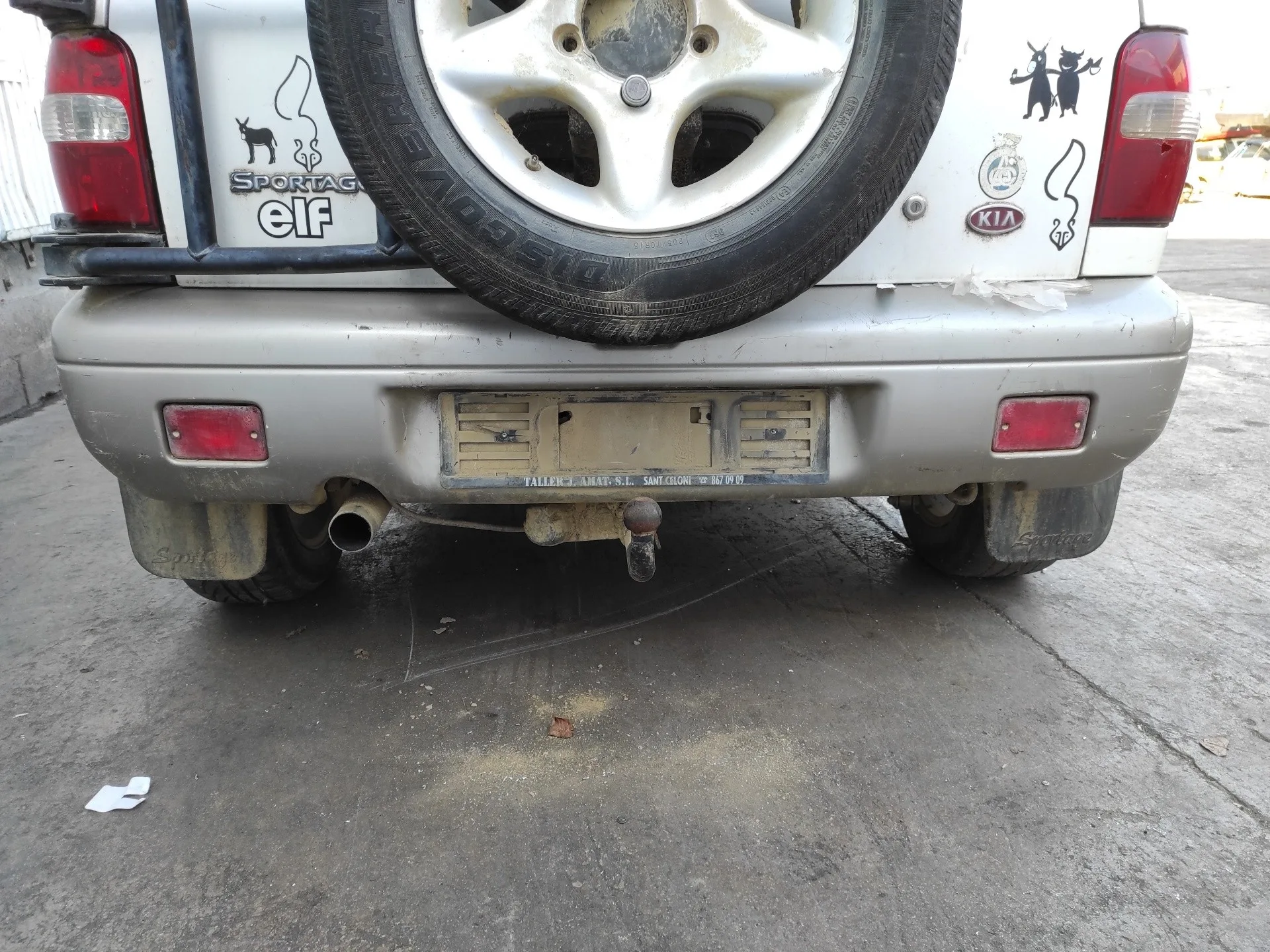 Paragolpes Trasero para Kia Sportage