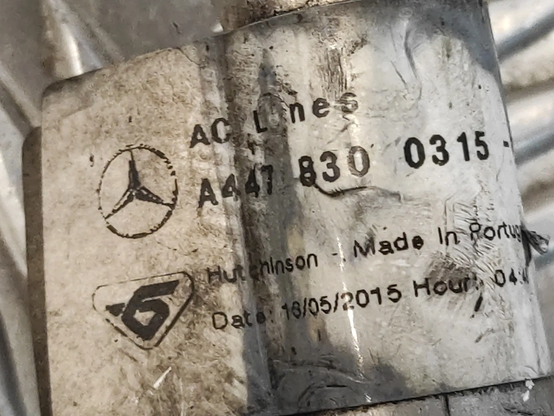 Tubos Aire Acondicionado para Mercedes-Benz Vito Tourer (447)