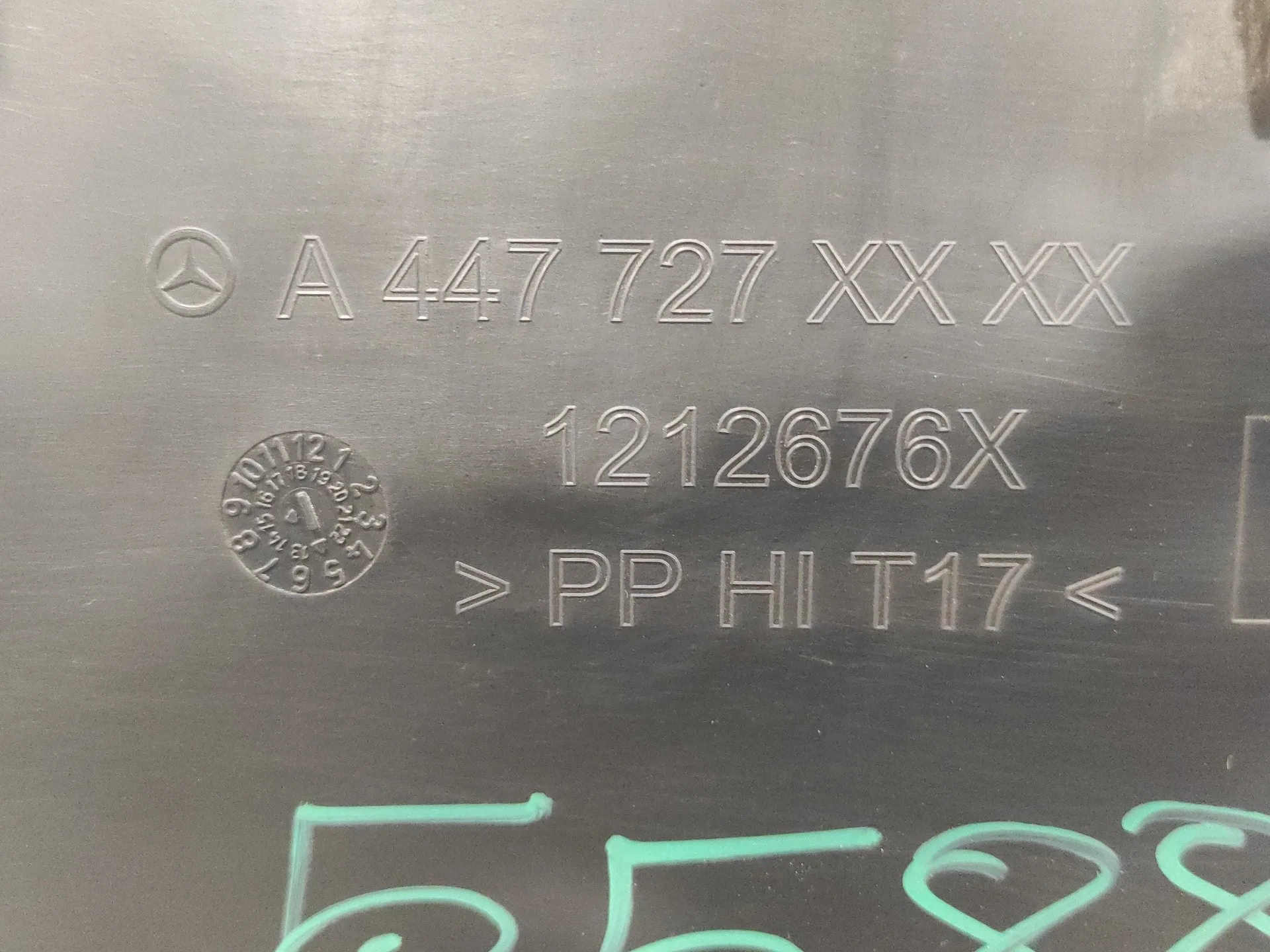 Guarnecido Puerta Delantera Derecha para Mercedes-Benz Vito Tourer (447)