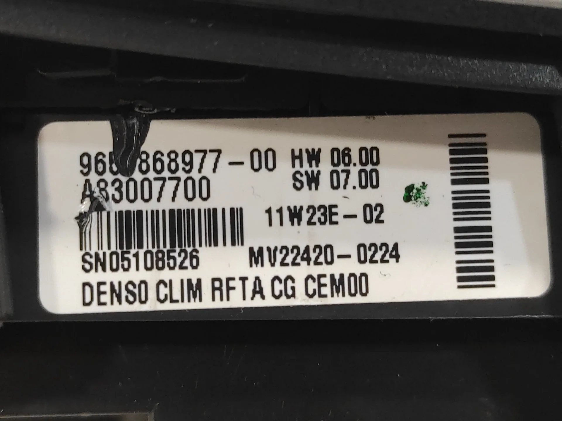 Mando Climatizador para Citroën C4 Picasso