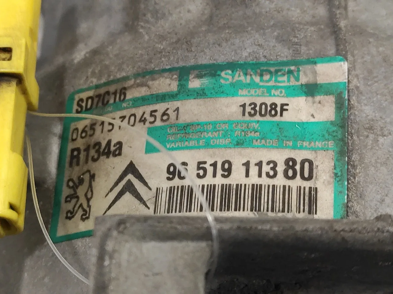 Compresor Aire Acondicionado para Peugeot 307 Break / Sw (S1)