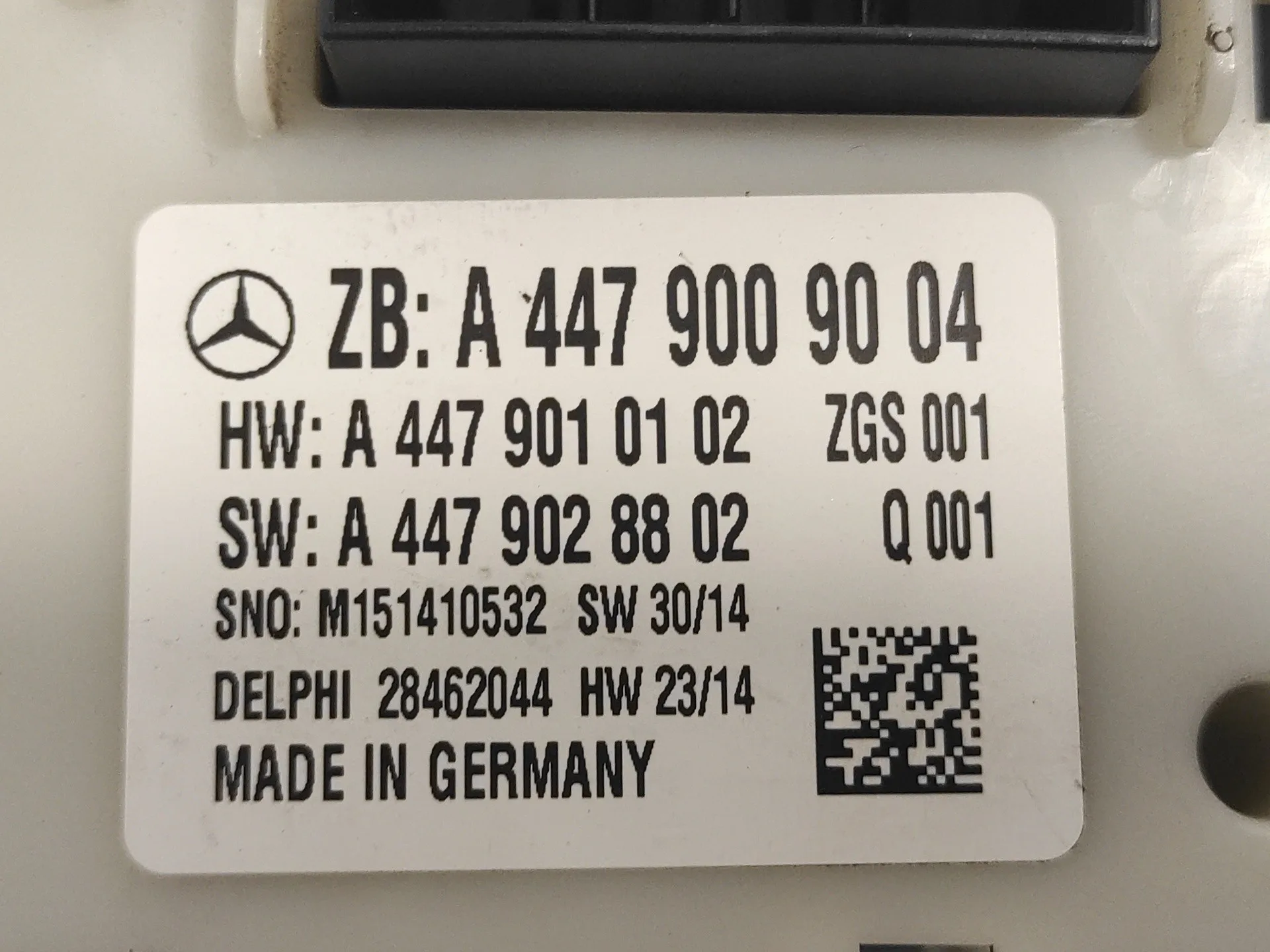 Centralita Sam para Mercedes-Benz Vito Tourer (447)