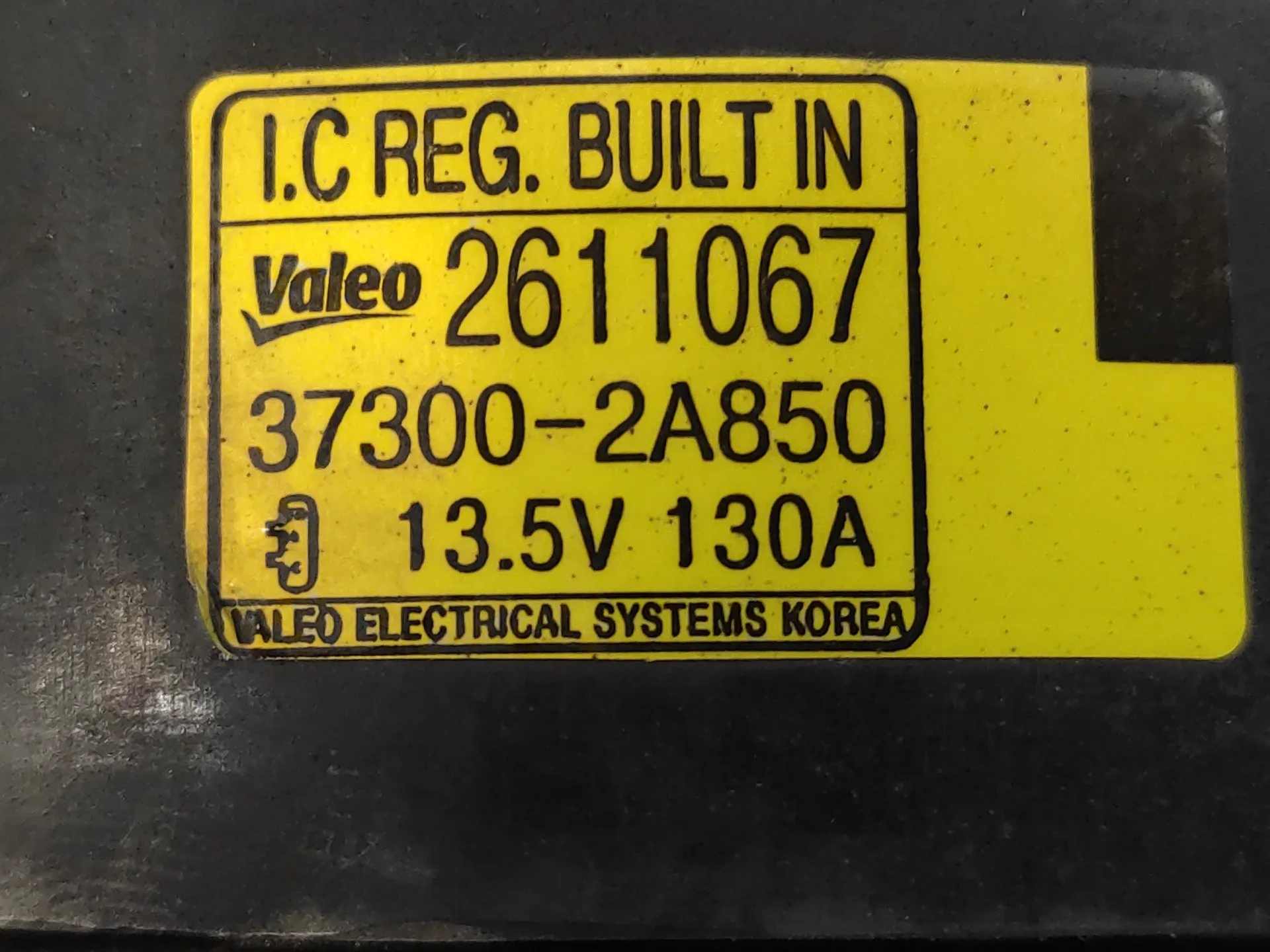 Alternador para Hyundai Ix35