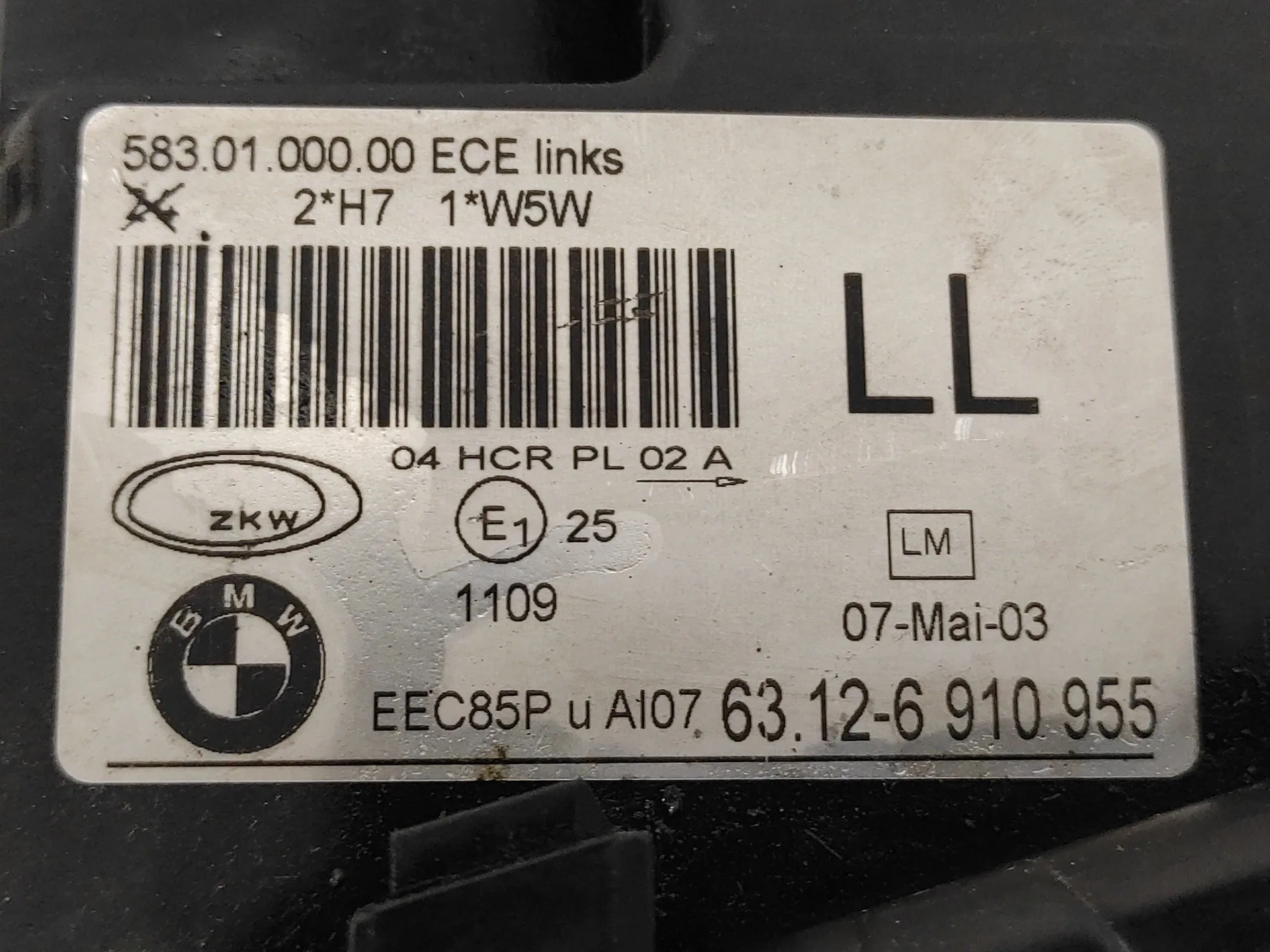 Faro Izquierdo para Bmw Serie 3 Touring (E46)