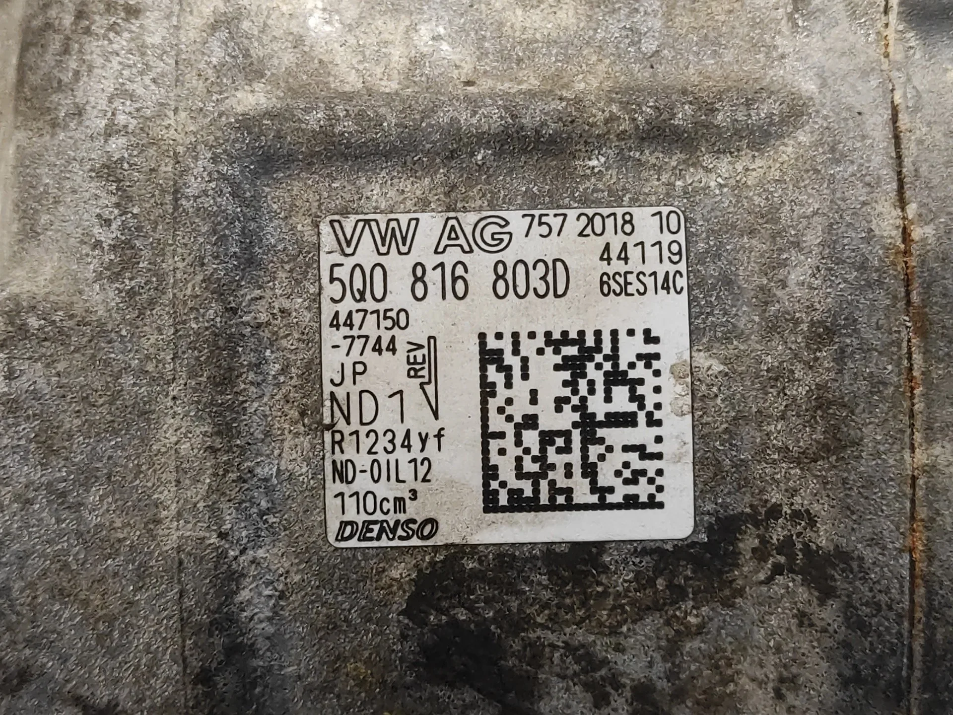 Compresor Aire Acondicionado para Audi A3 (8Vk)