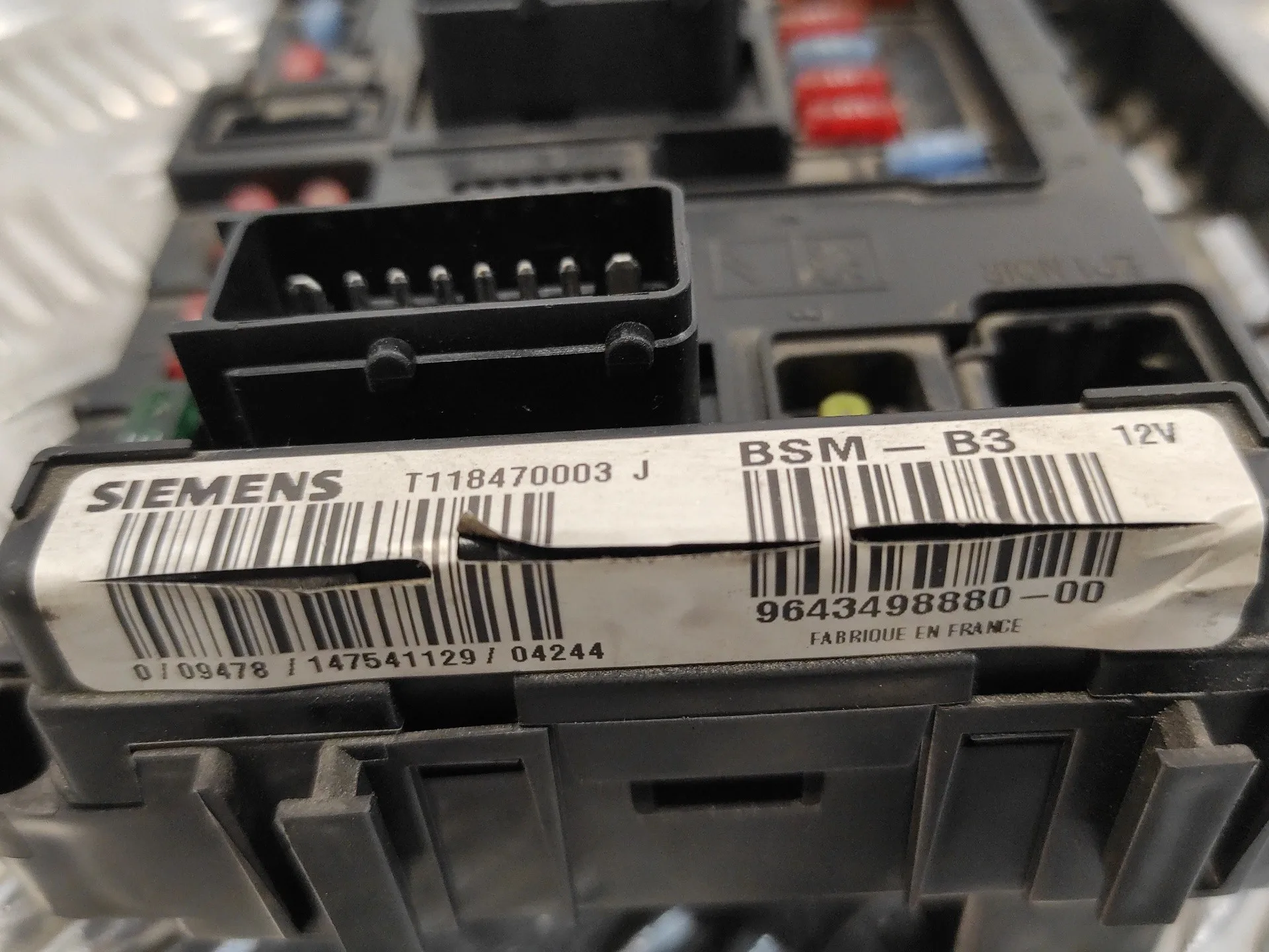 Caja Reles / Fusibles para Citroën C2