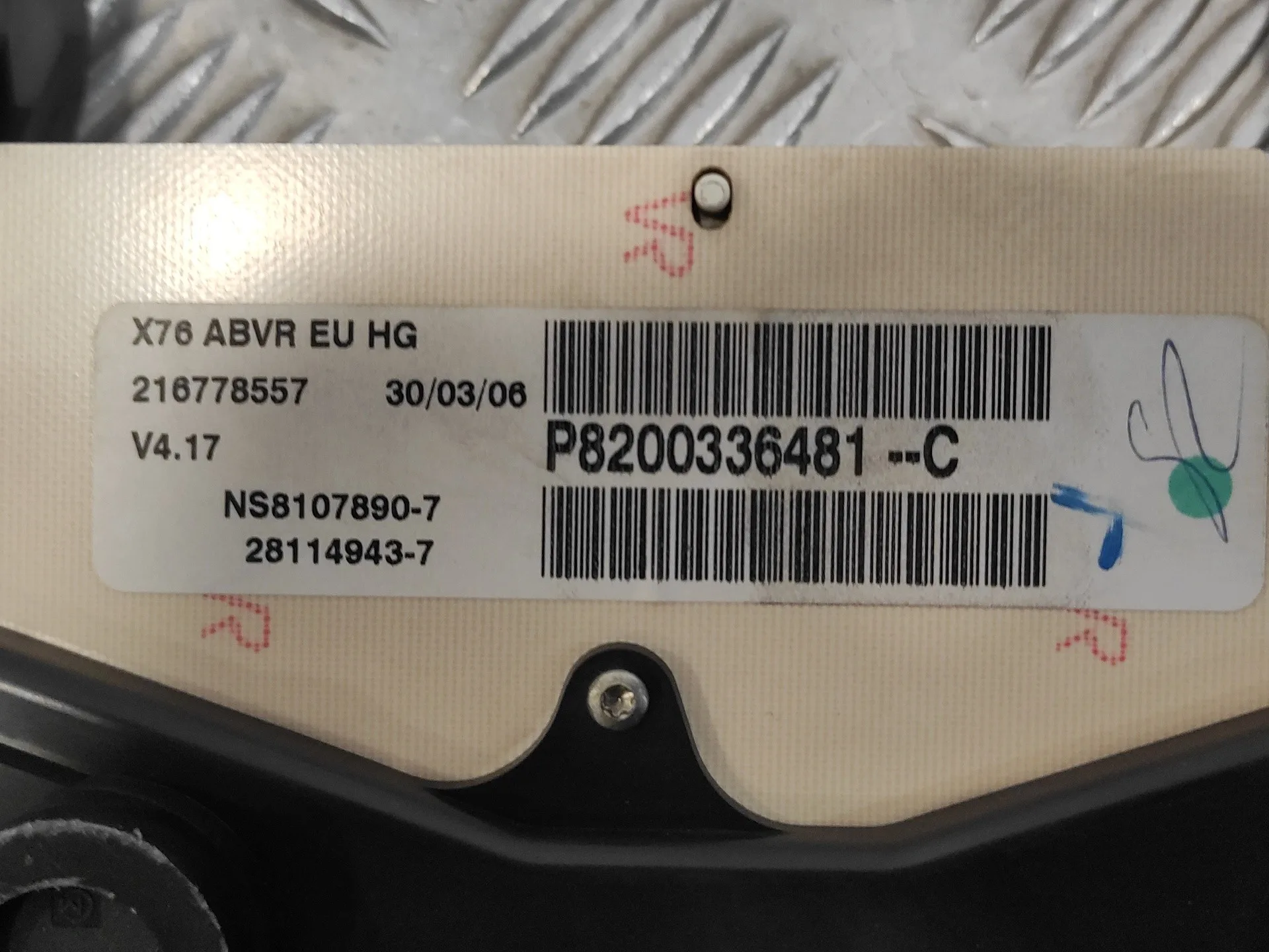 Cuadro Instrumentos para Renault Kangoo (F/Kc0)