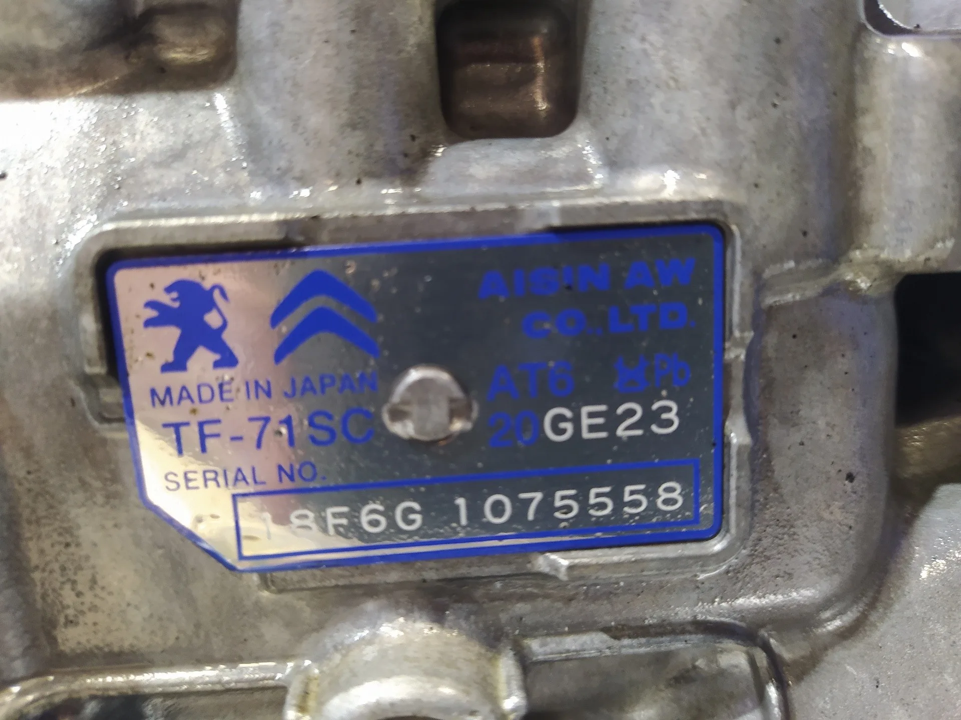 Caja Cambios Automatica para Peugeot 308
