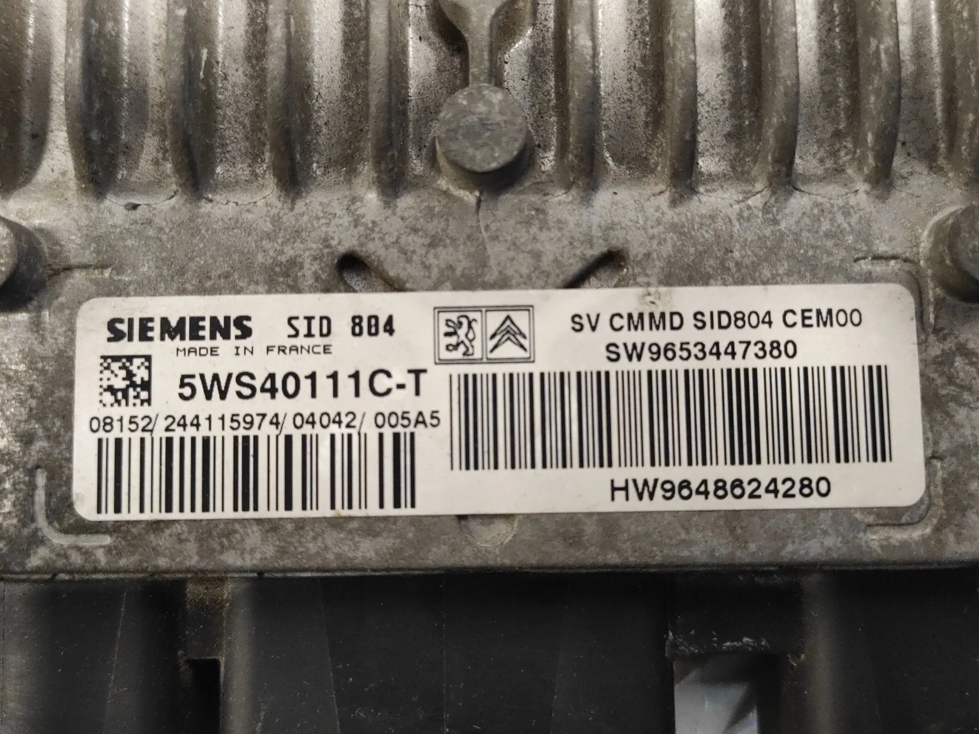 Centralita Motor Uce para Citroën C2