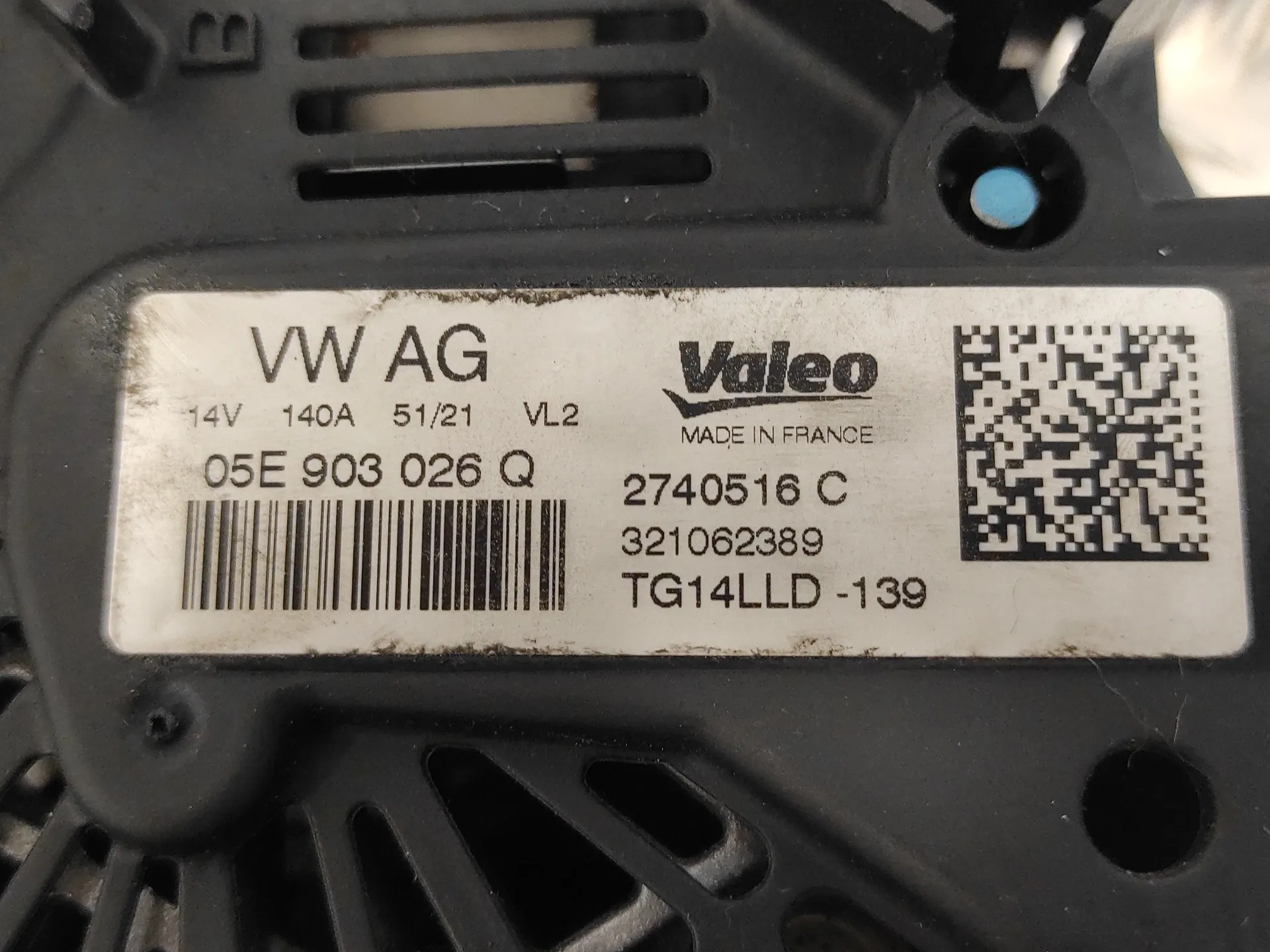 Alternador para Seat Ibiza (Kj1)