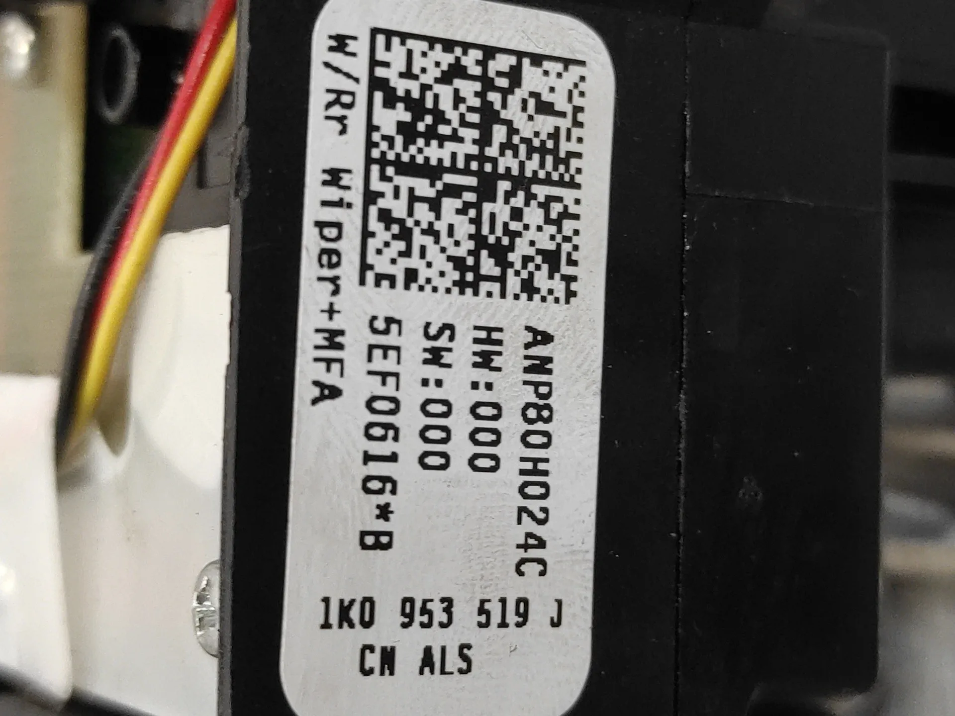 Mando Limpia para Volkswagen Touran (1T2)