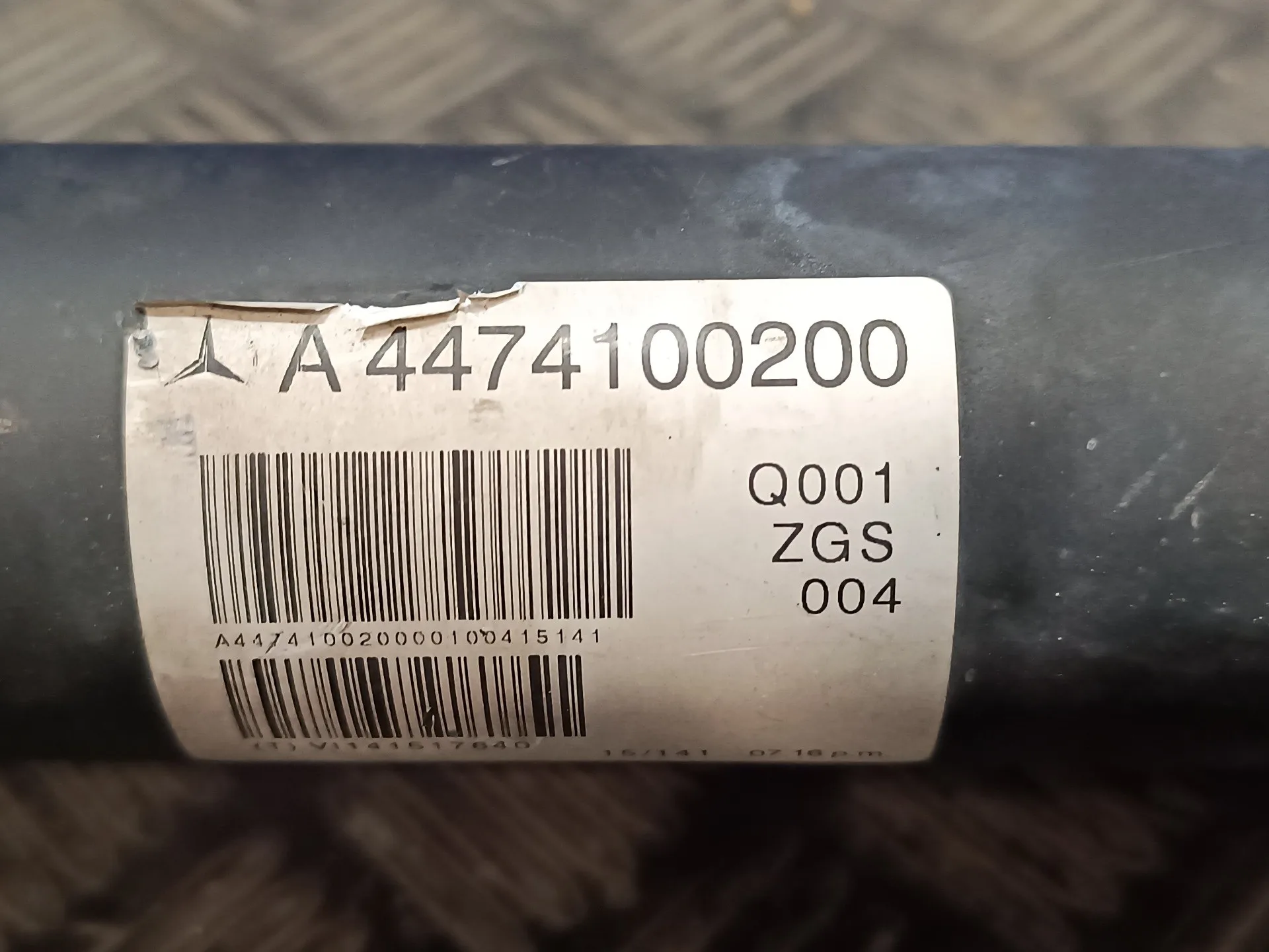 Transmision Central para Mercedes-Benz Vito Tourer (447)