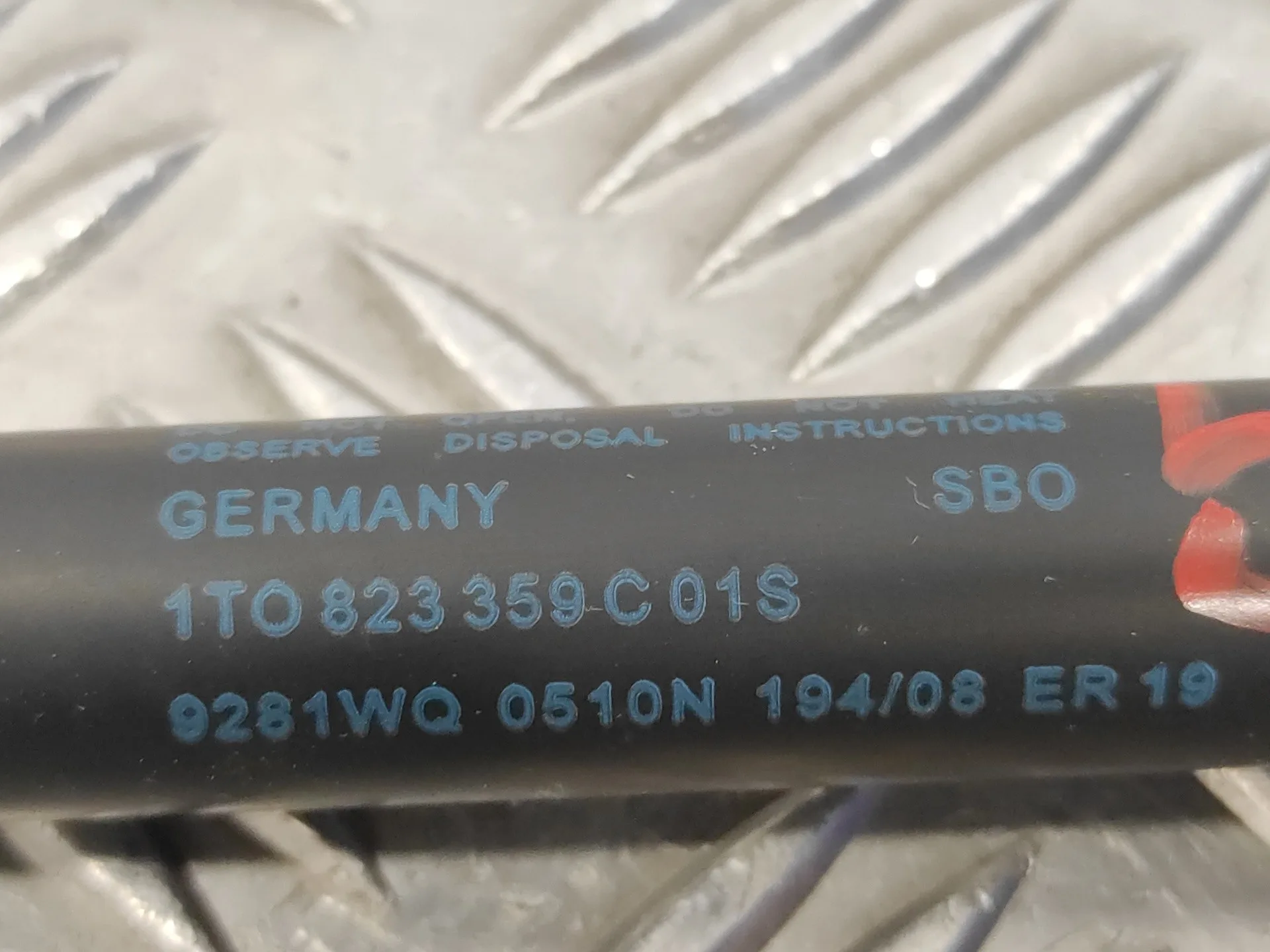 Amortiguadores Capo para Volkswagen Touran (1T2)