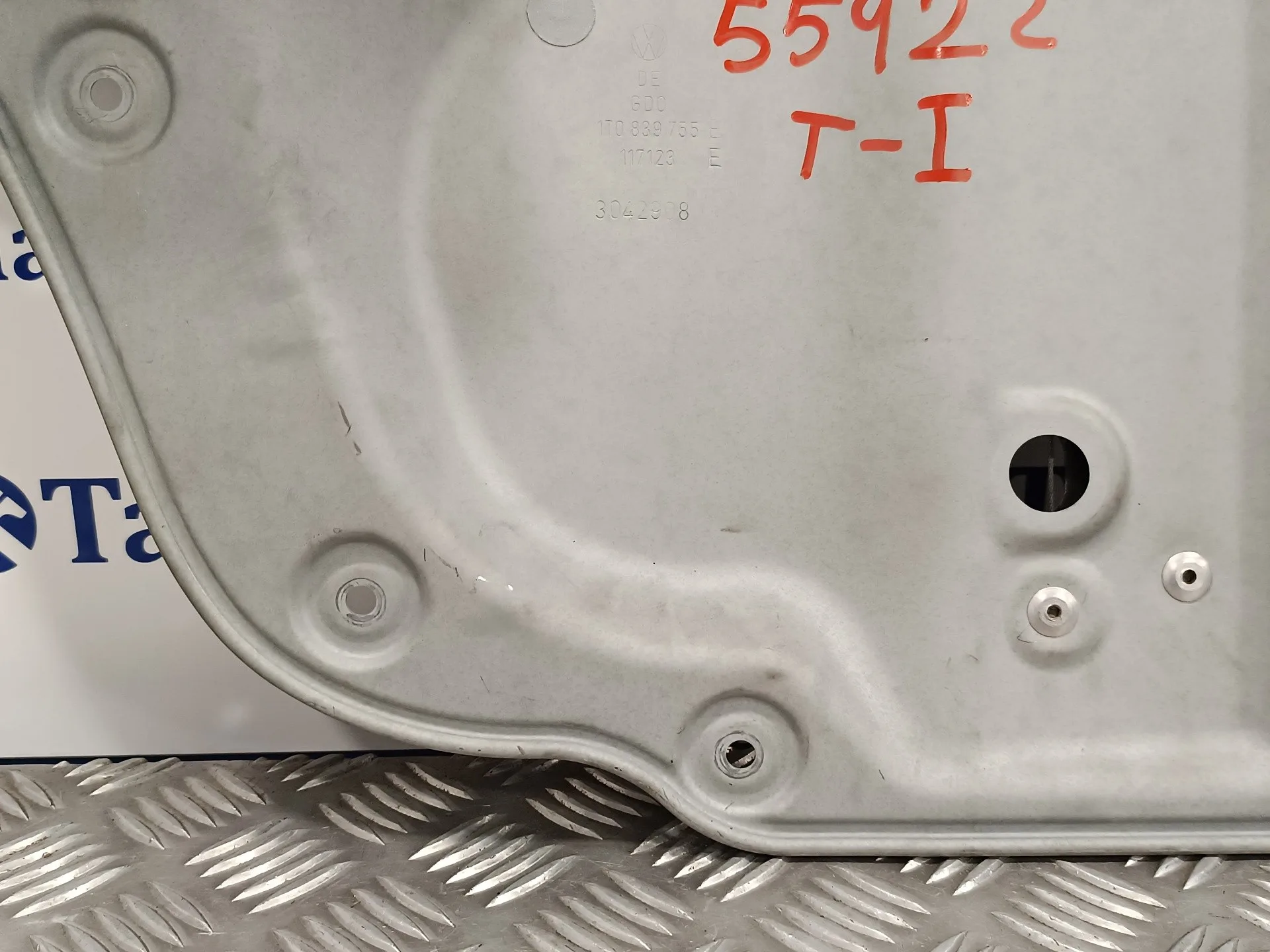 Elevalunas Trasero Izquierdo para Volkswagen Touran (1T2)