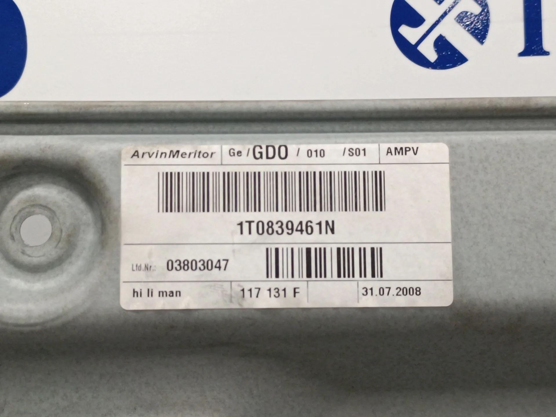 Elevalunas Trasero Izquierdo para Volkswagen Touran (1T2)