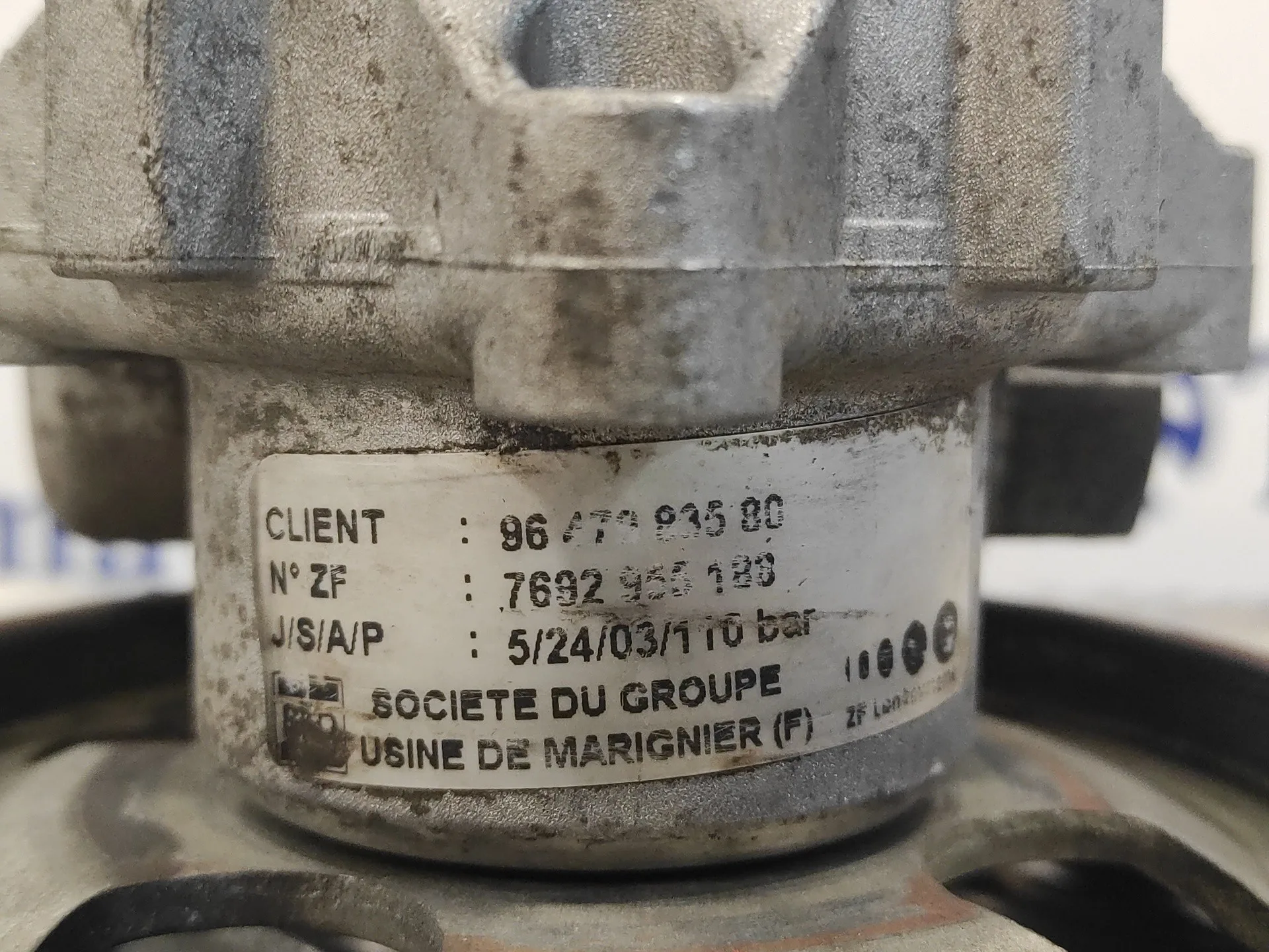 Bomba Servodireccion para Peugeot 807