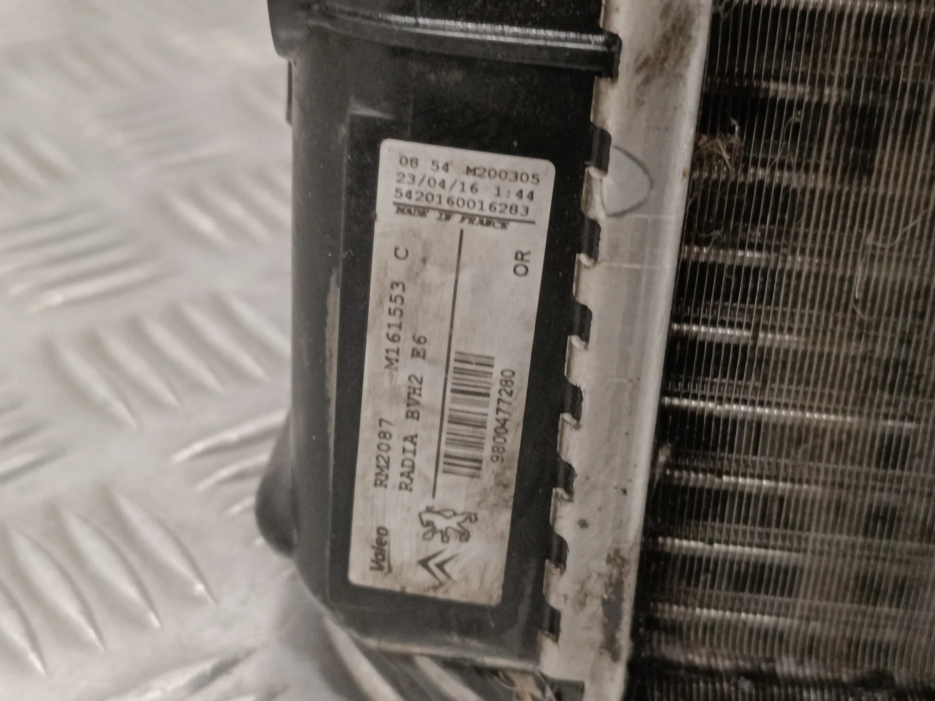 Radiador Agua para Citroën C4 Lim.