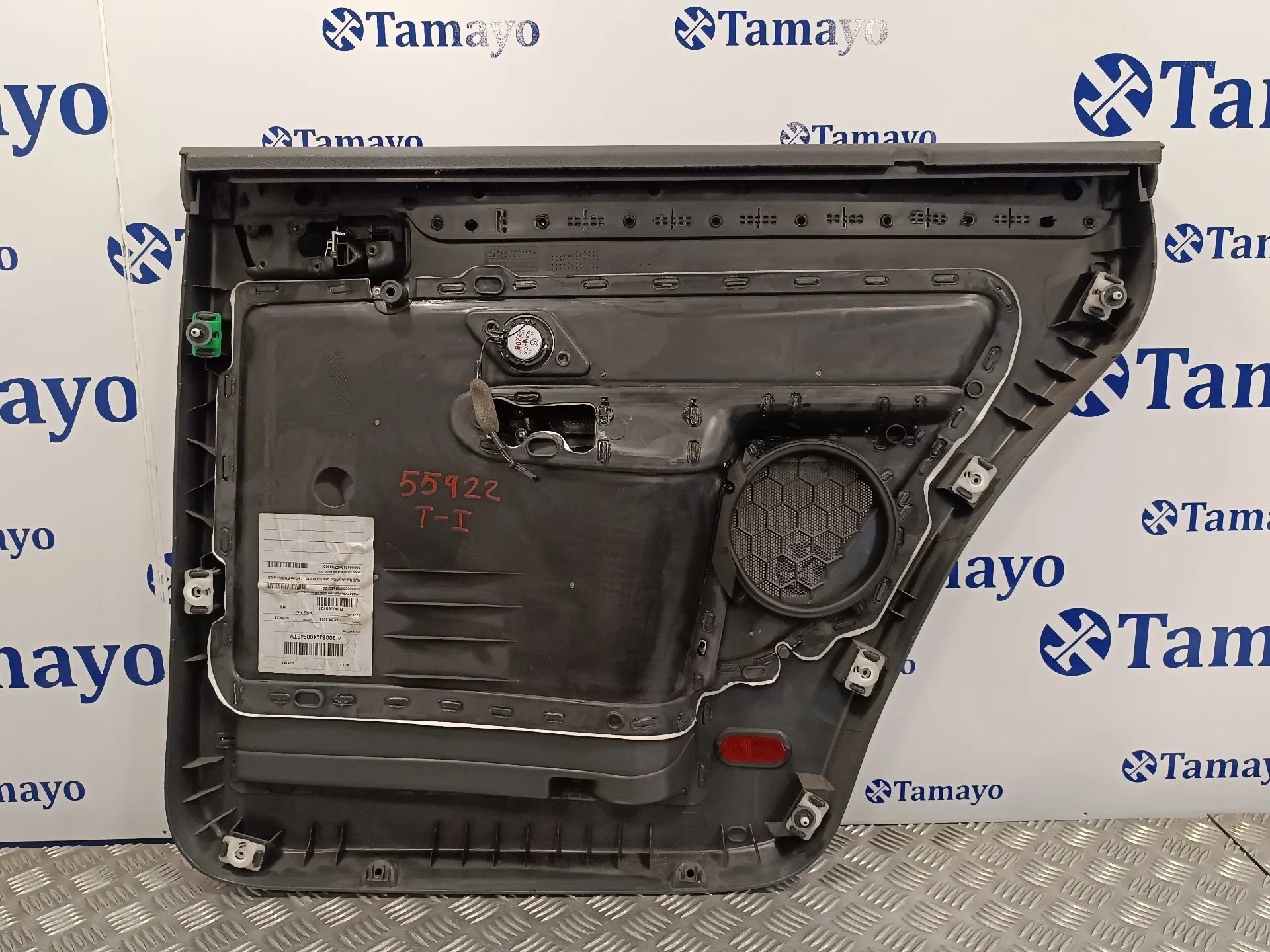 Guarnecido Puerta Trasera Izquierda para Volkswagen Touran (1T2)