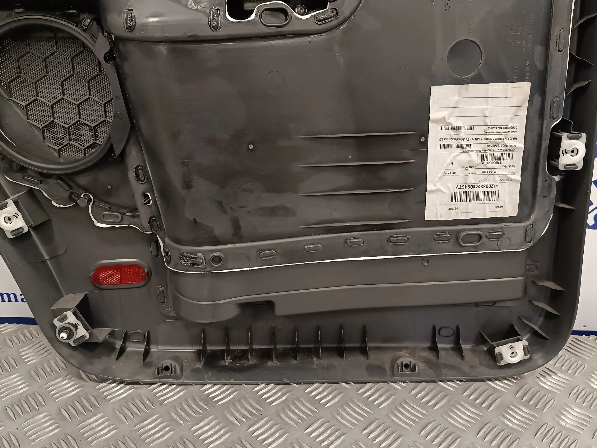 Guarnecido Puerta Trasera Derecha para Volkswagen Touran (1T2)