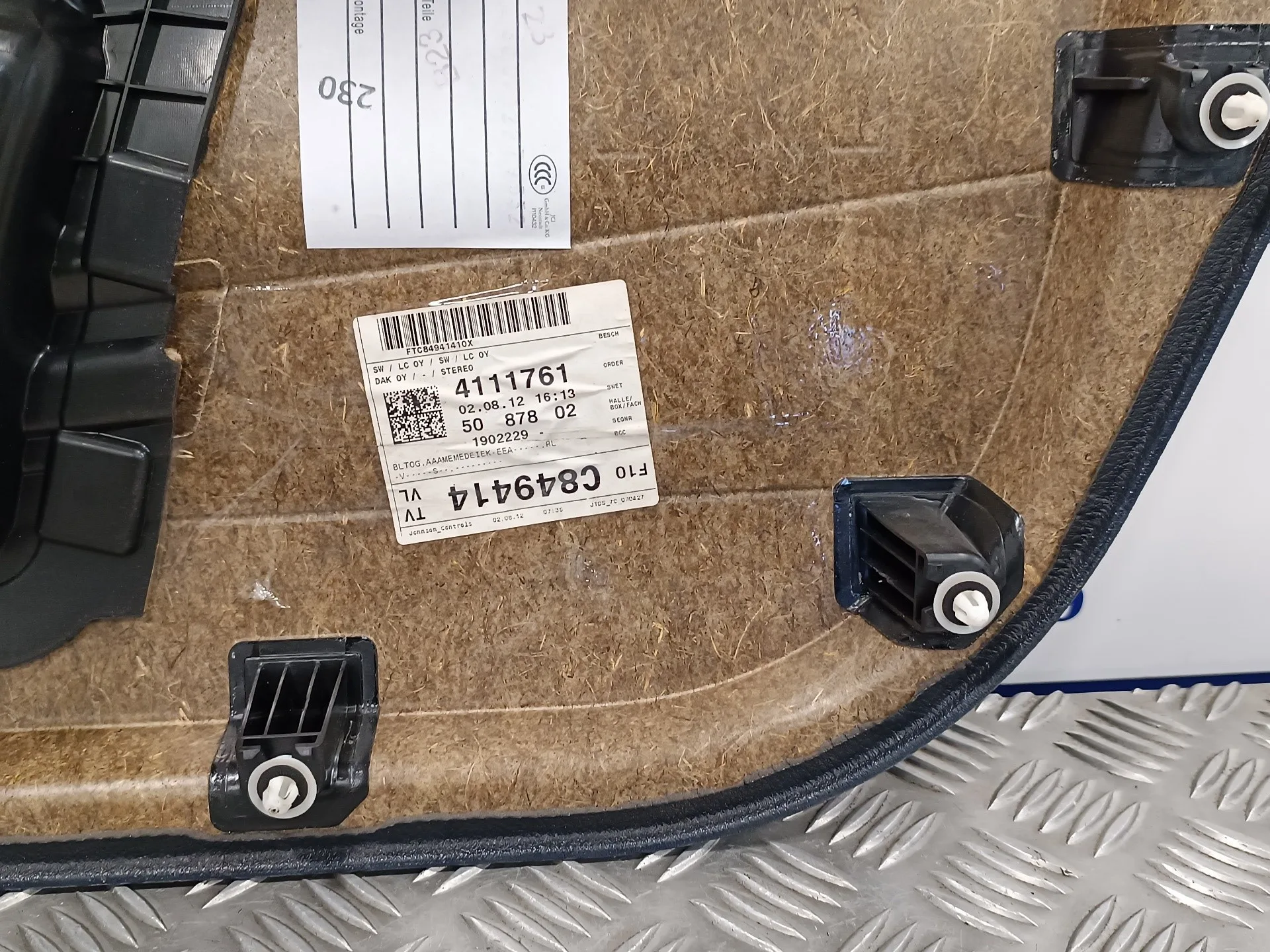 Guarnecido Puerta Delantera Izquierda para Bmw Serie 5 Lim. (F10)