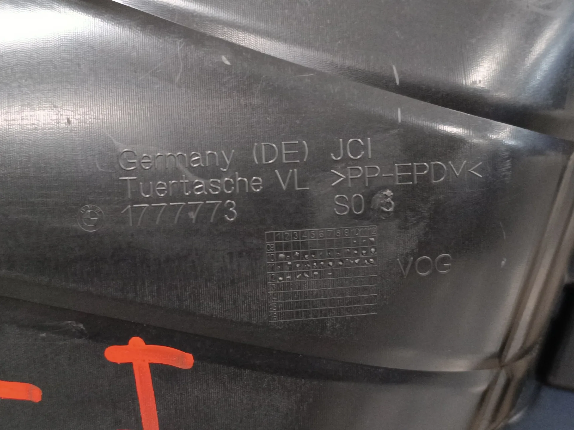 Guarnecido Puerta Delantera Izquierda para Bmw Serie 5 Lim. (F10)