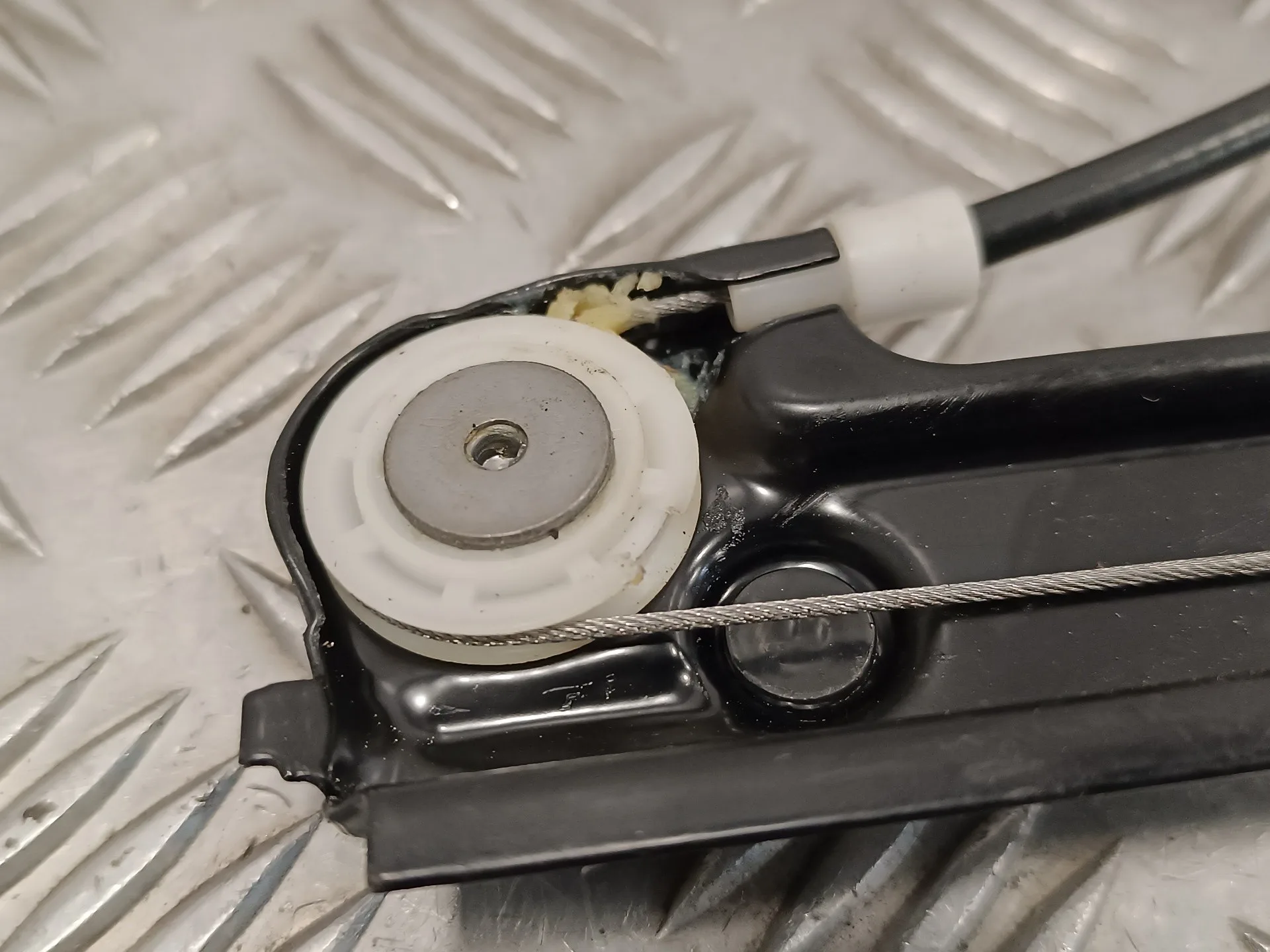 Elevalunas Trasero Derecho para Volkswagen Polo (6R1)