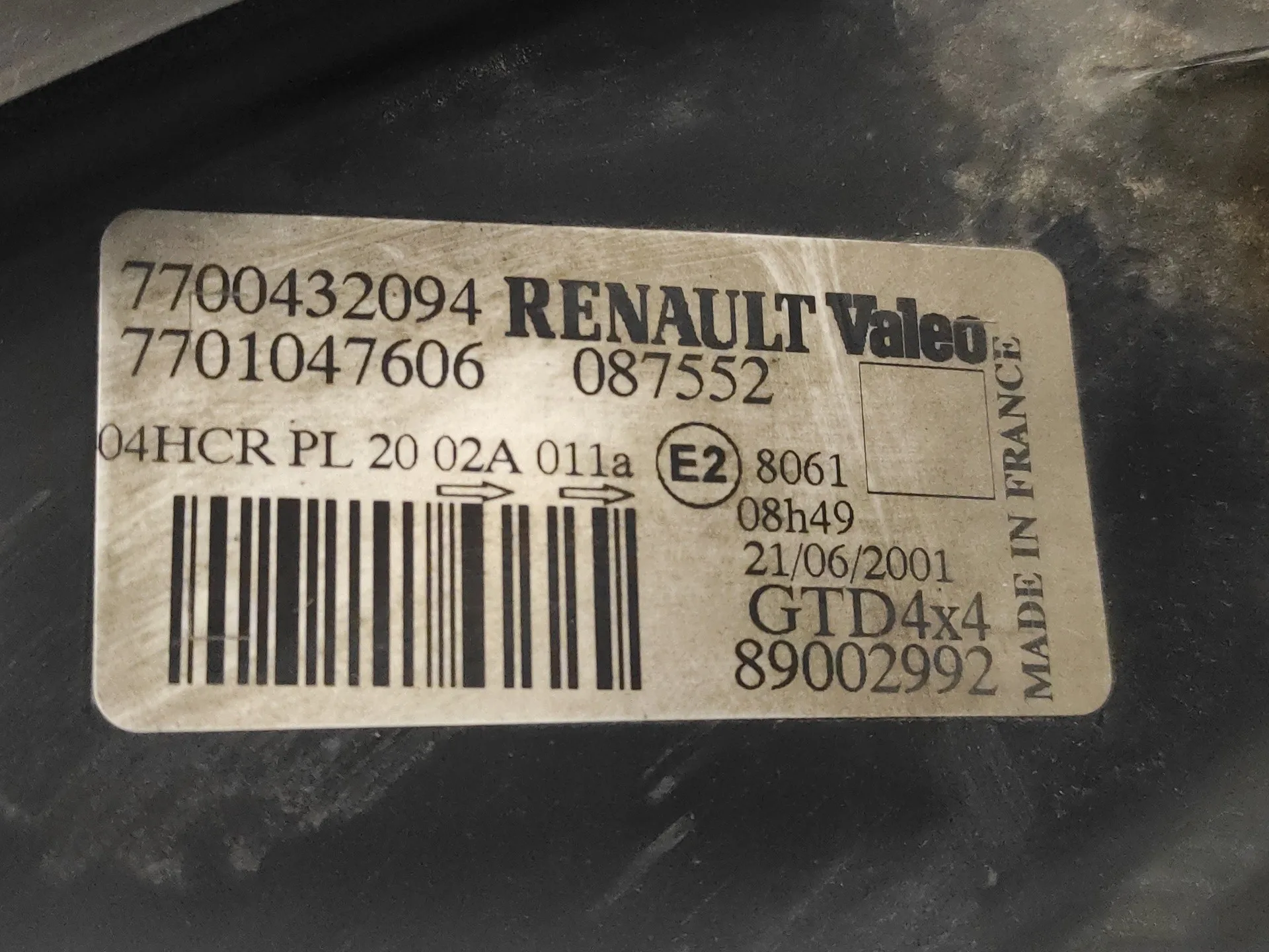 Faro Izquierdo para Renault Scenic Rx4 (Ja0)