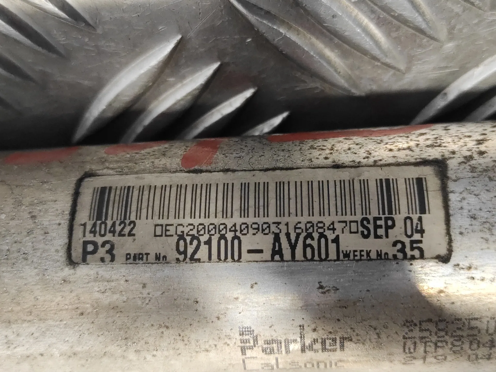 Condensador / Radiador Aire Acondicionado para Nissan Micra (K12E)