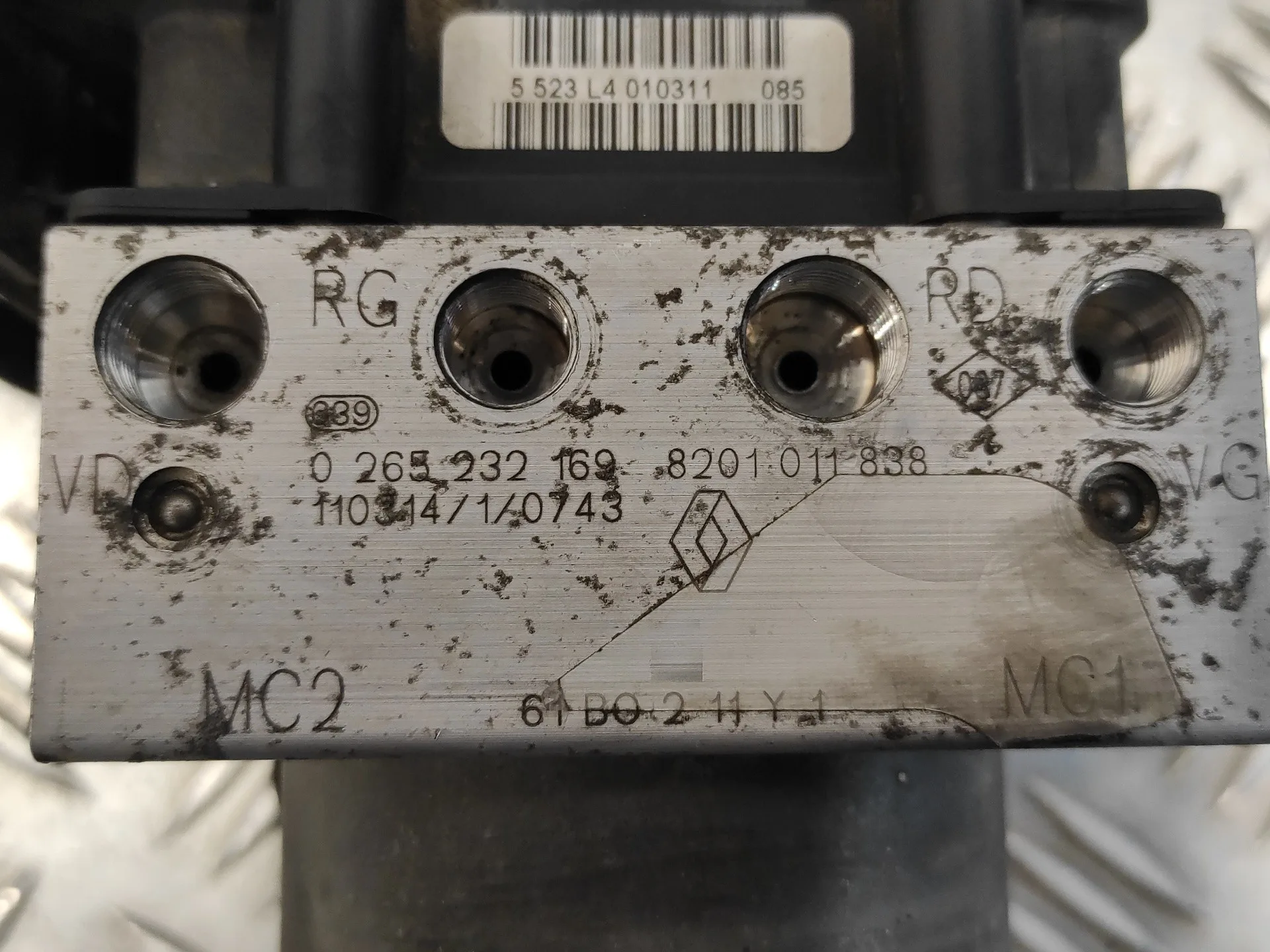Abs para Renault Kangoo