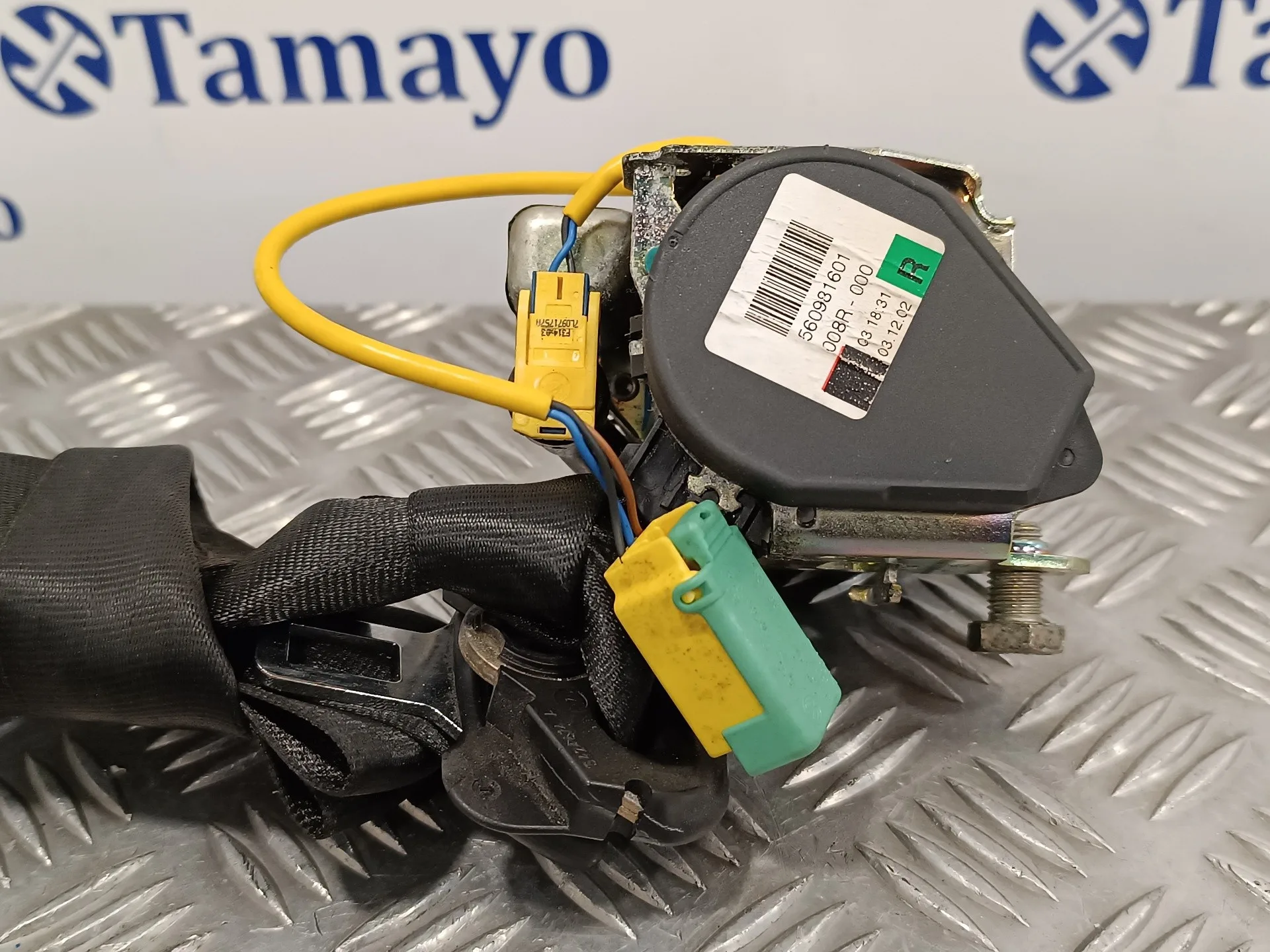 Cinturon Seguridad Delantero Derecho para Porsche Cayenne (Typ 9Pa)