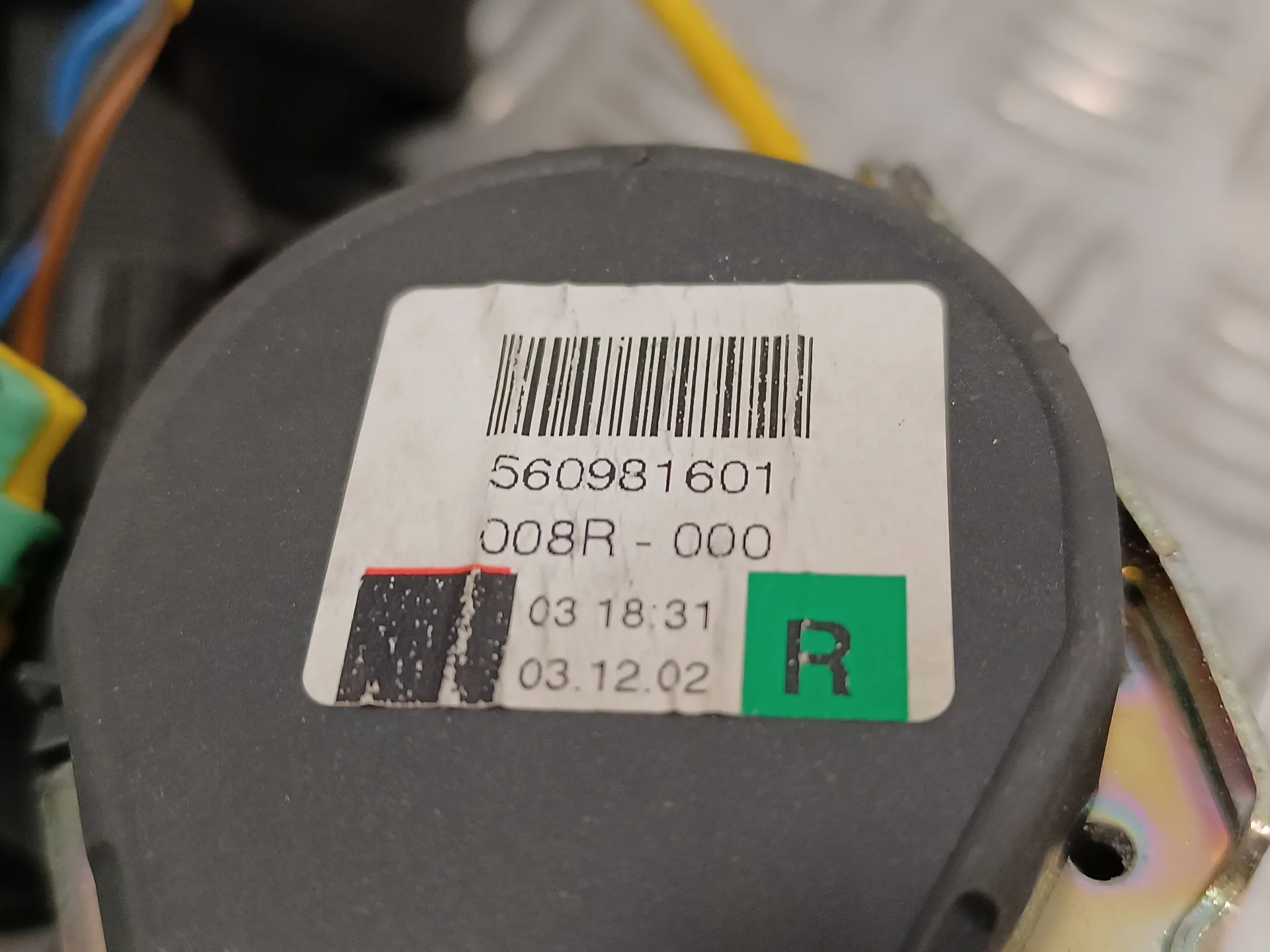 Cinturon Seguridad Delantero Derecho para Porsche Cayenne (Typ 9Pa)