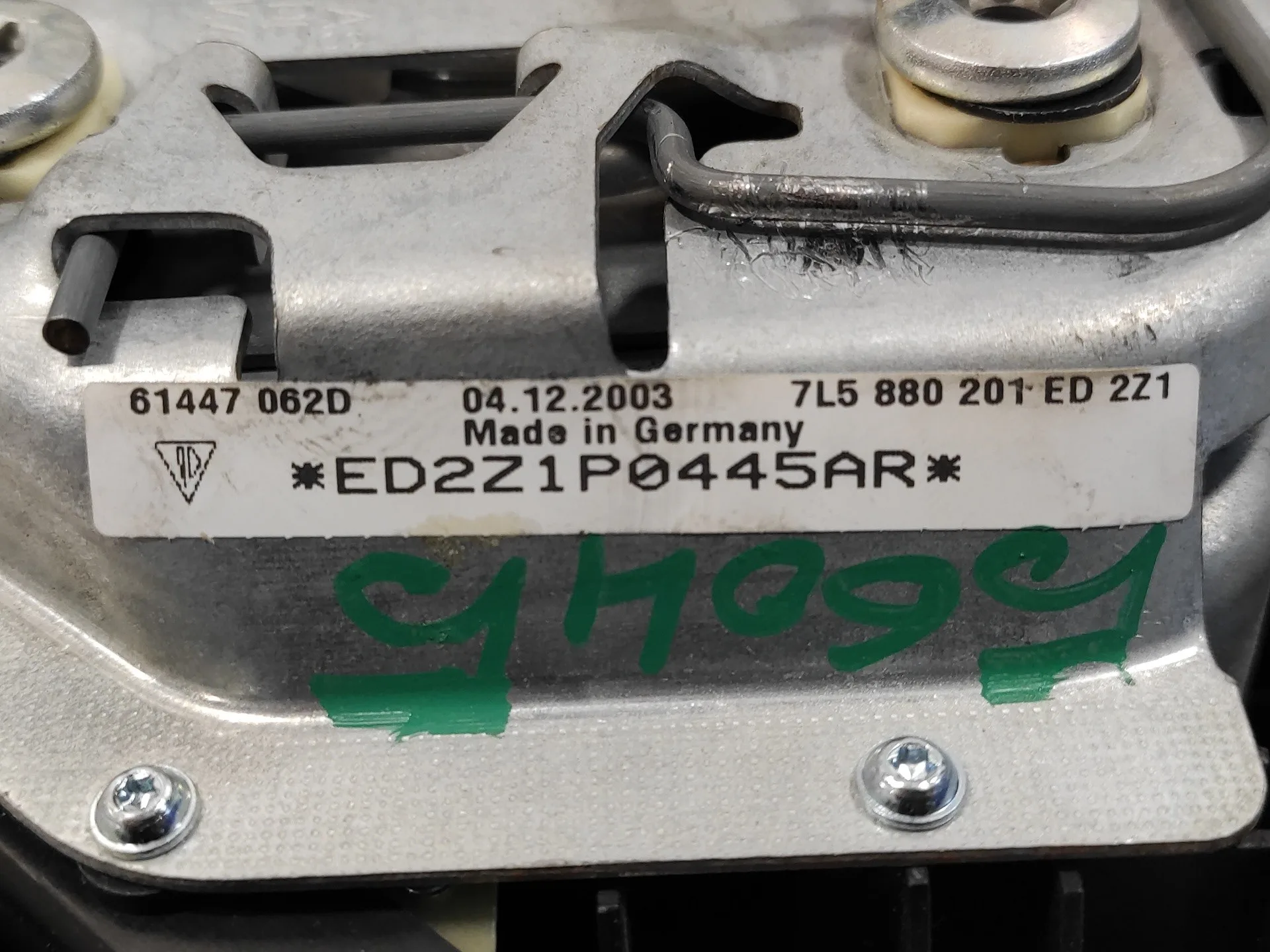 Airbag Delantero Izquierdo para Porsche Cayenne (Typ 9Pa)