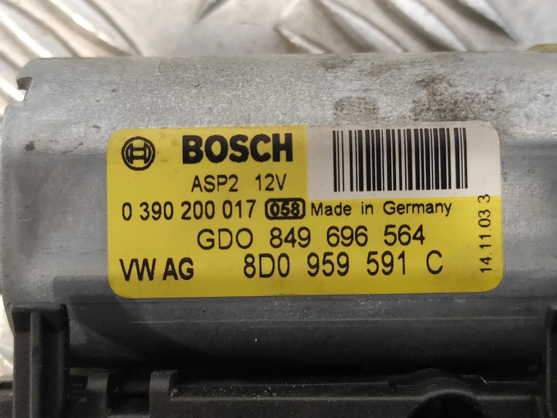 Motor Techo Electrico para Porsche Cayenne (Typ 9Pa)