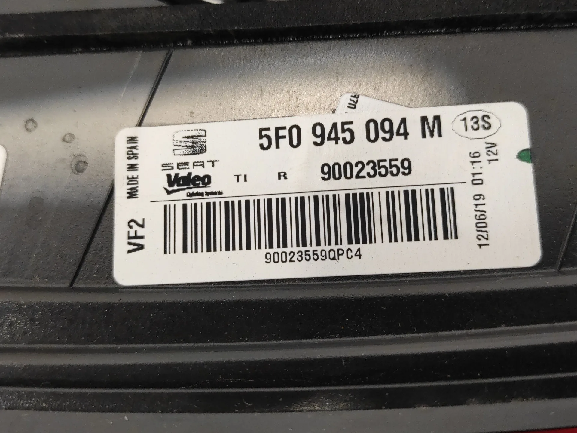 Piloto Trasero Derecho Porton para Seat Leon Sc (5F5)