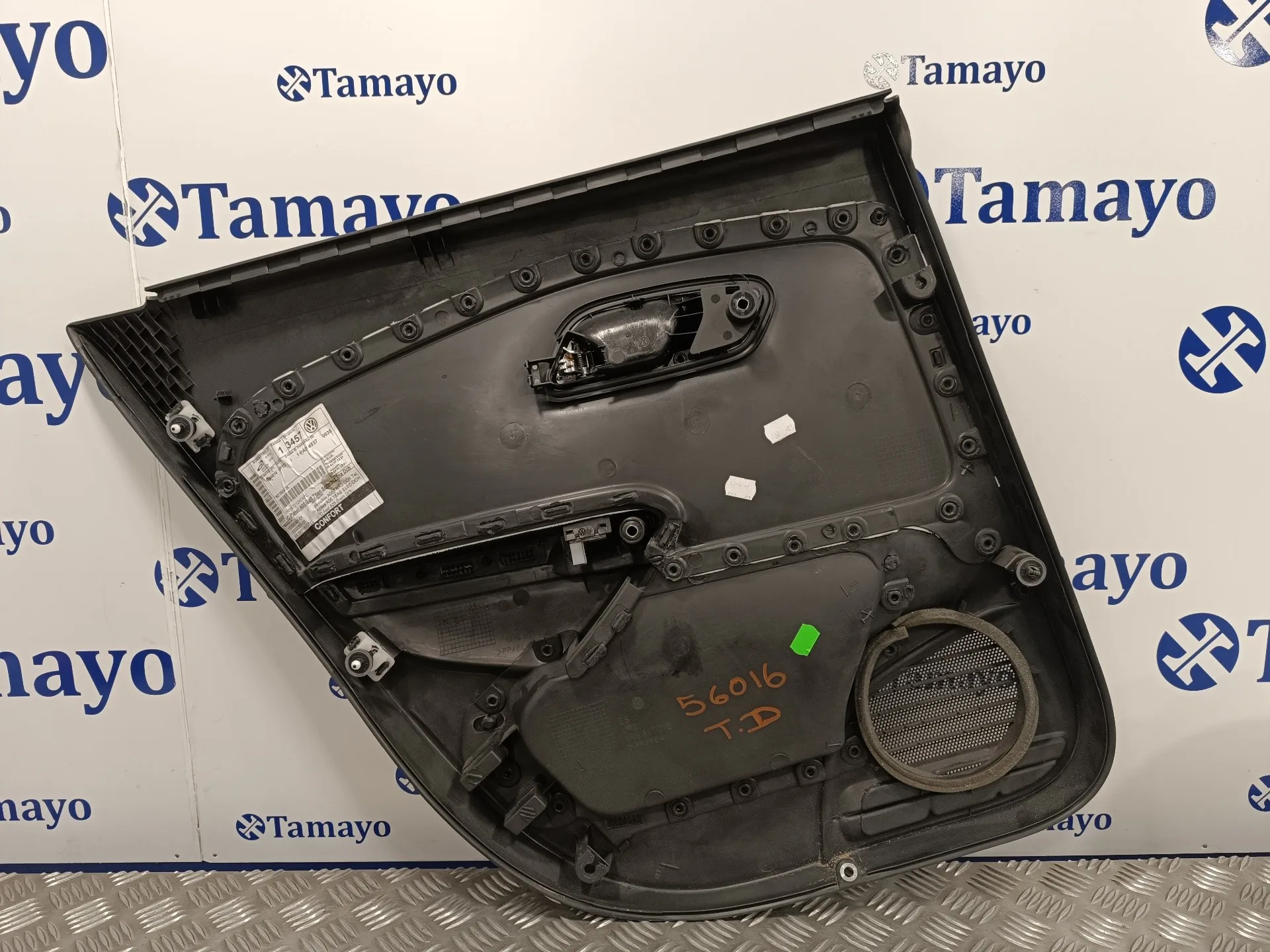 Guarnecido Puerta Trasera Derecha para Volkswagen Polo (6R1)