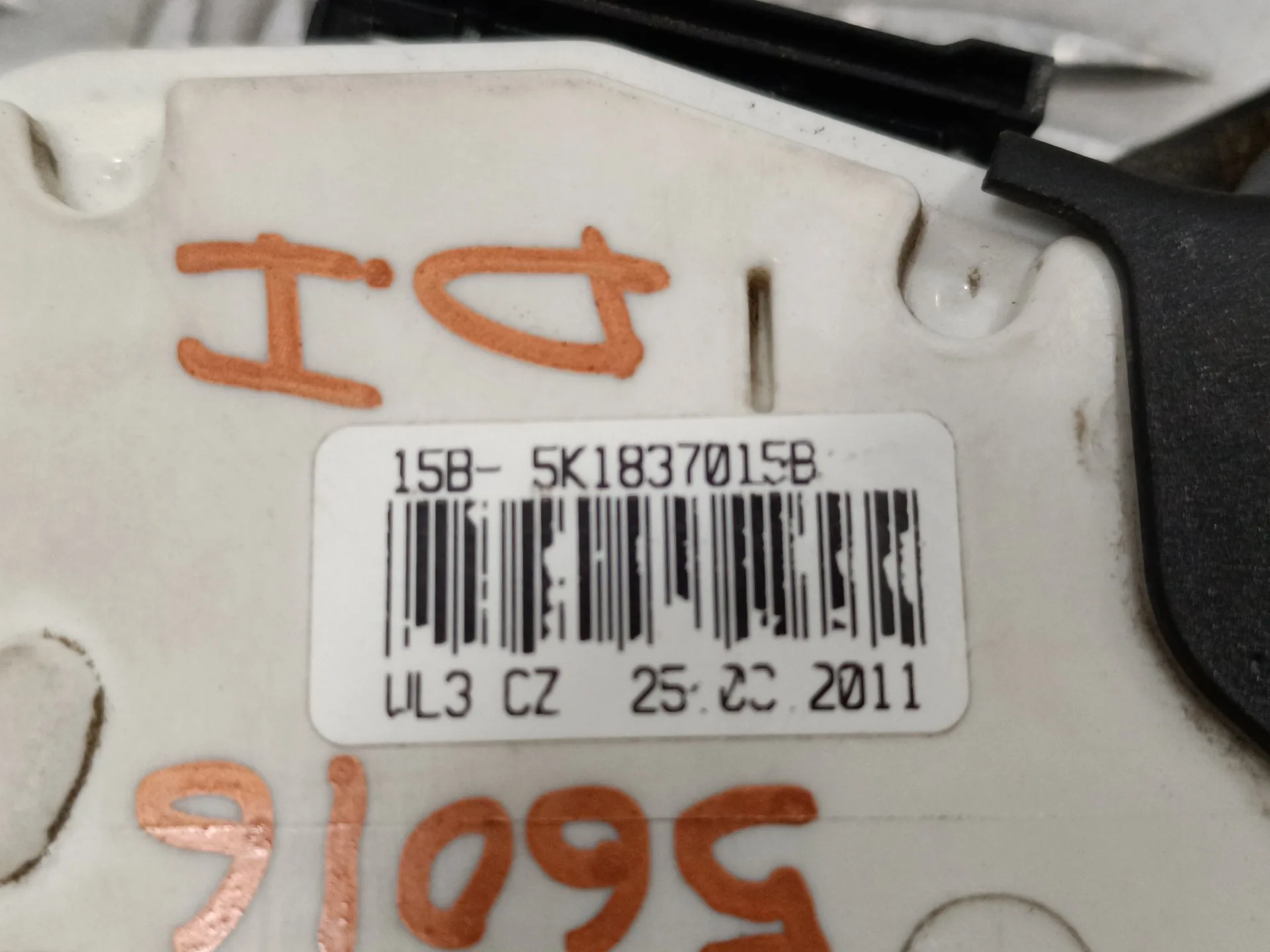 Cerradura Puerta Delantera Izquierda para Volkswagen Polo (6R1)