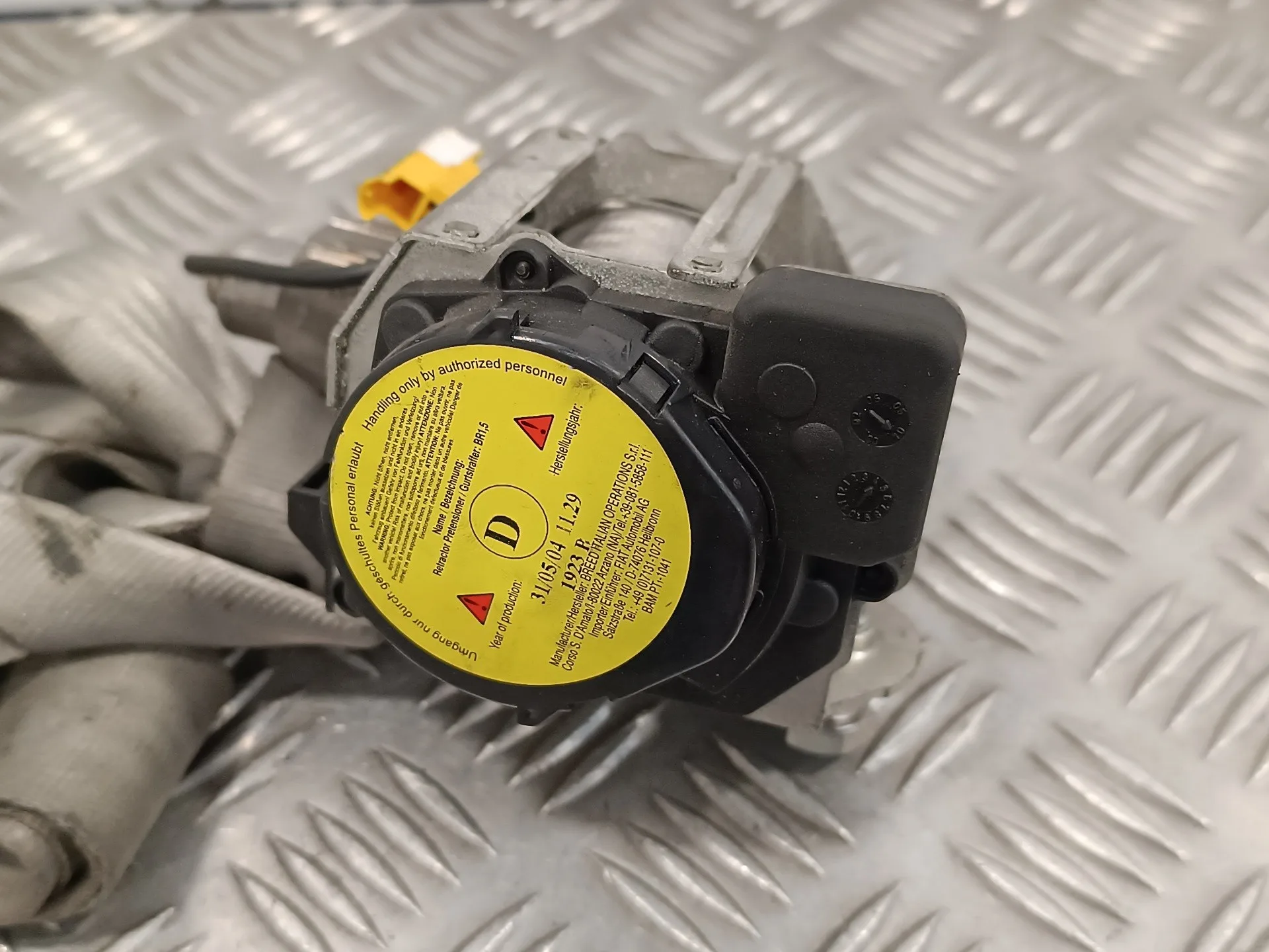 Cinturon Seguridad Delantero Derecho para Alfa Romeo Gt (125)