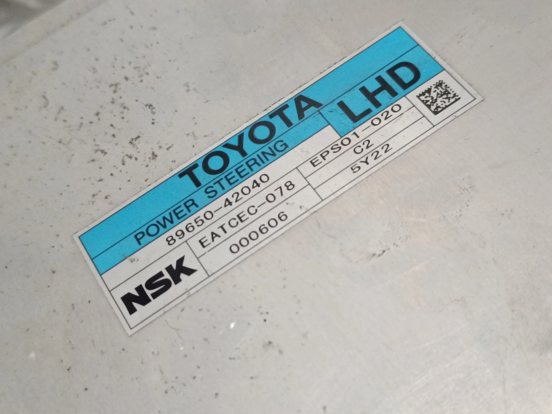 Centralita Direccion para Toyota Rav 4 (A3)