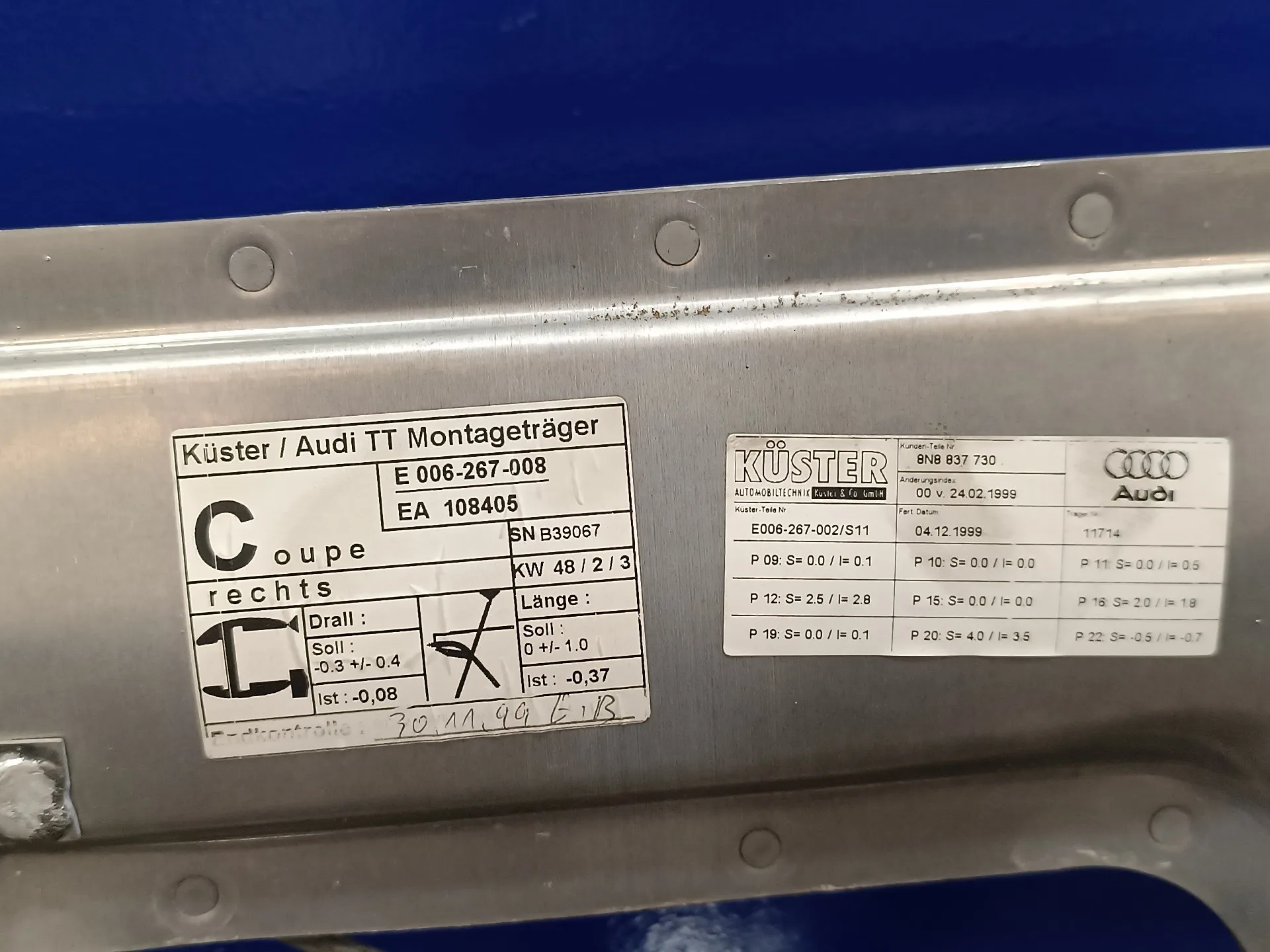 Elevalunas Delantero Derecho para Audi Tt (8N3/8N9)